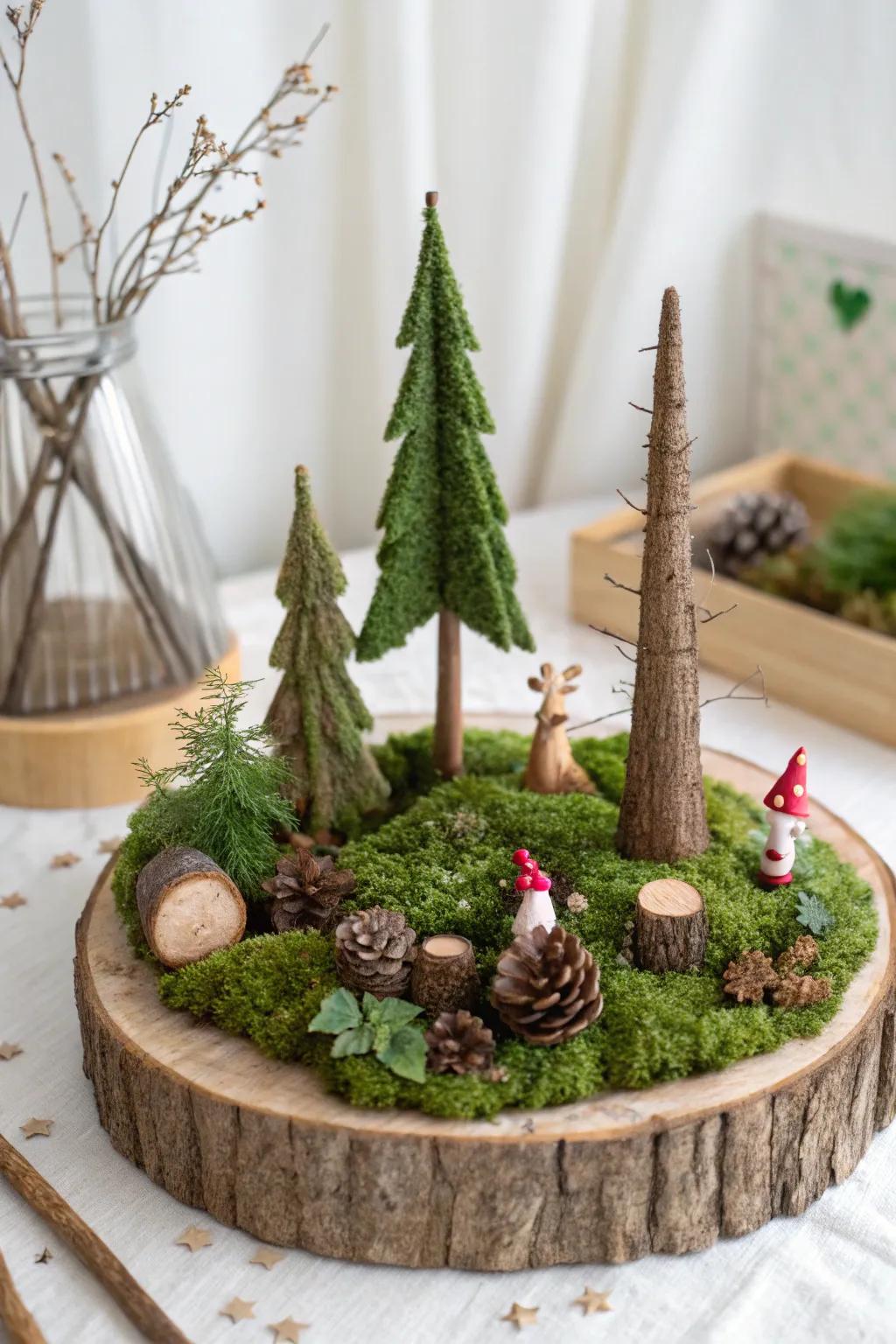 Step into a tiny world of wonder with your own handcrafted forest diorama!