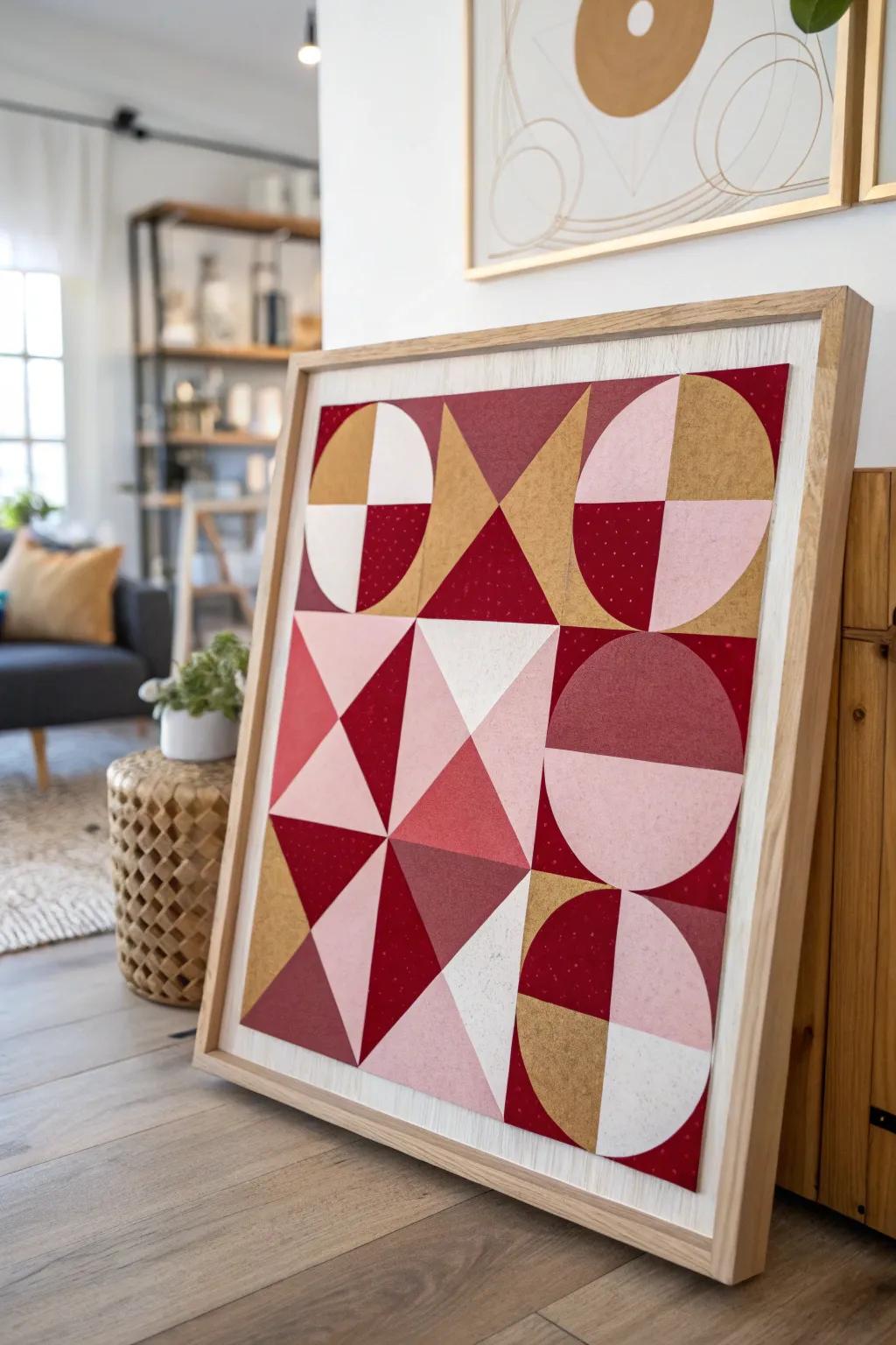 Discover the beauty and boldness of love through abstract patterns. Perfect for a modern Valentine's touch!