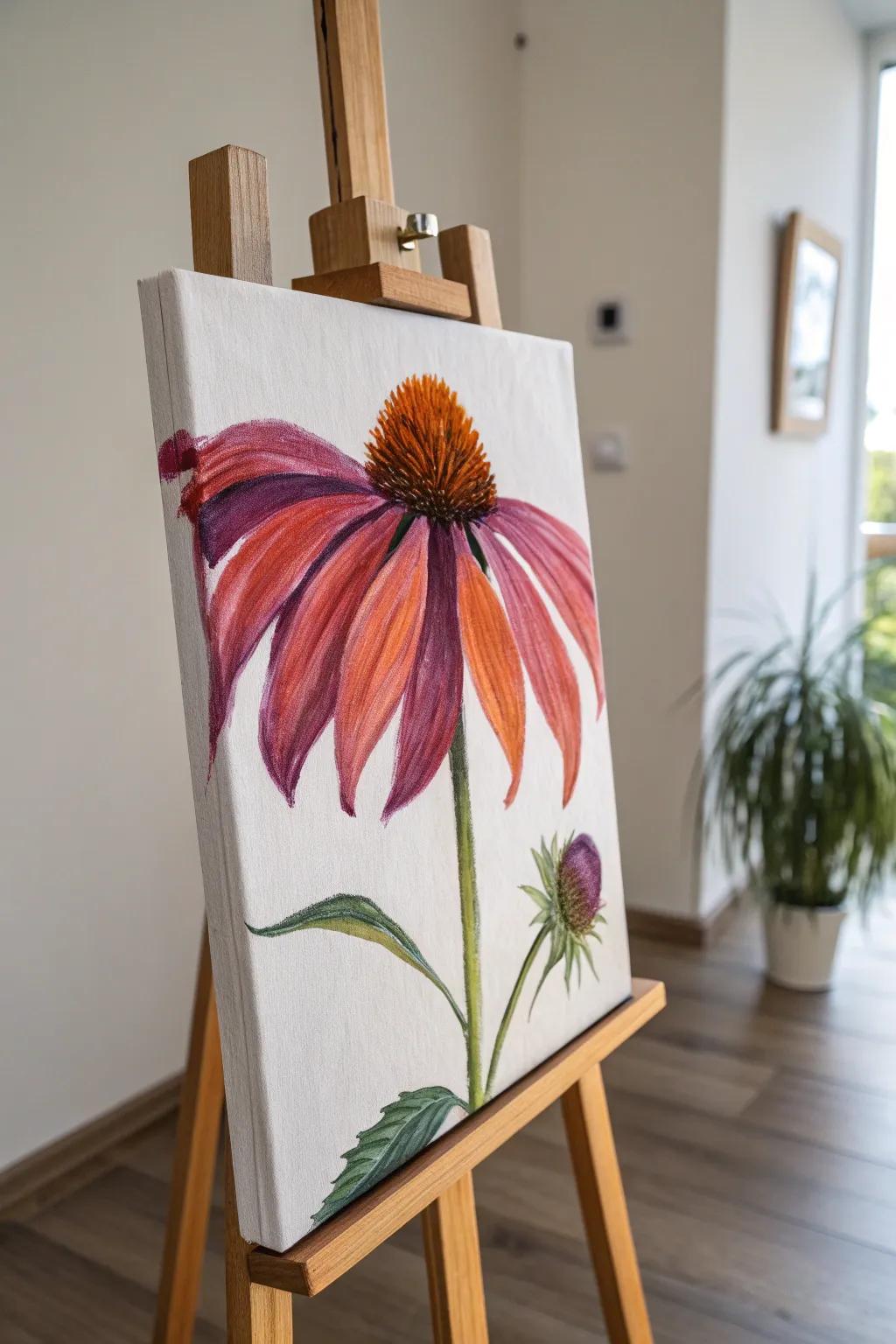 Infuse your space with vibrant personality through bold wildflower art!