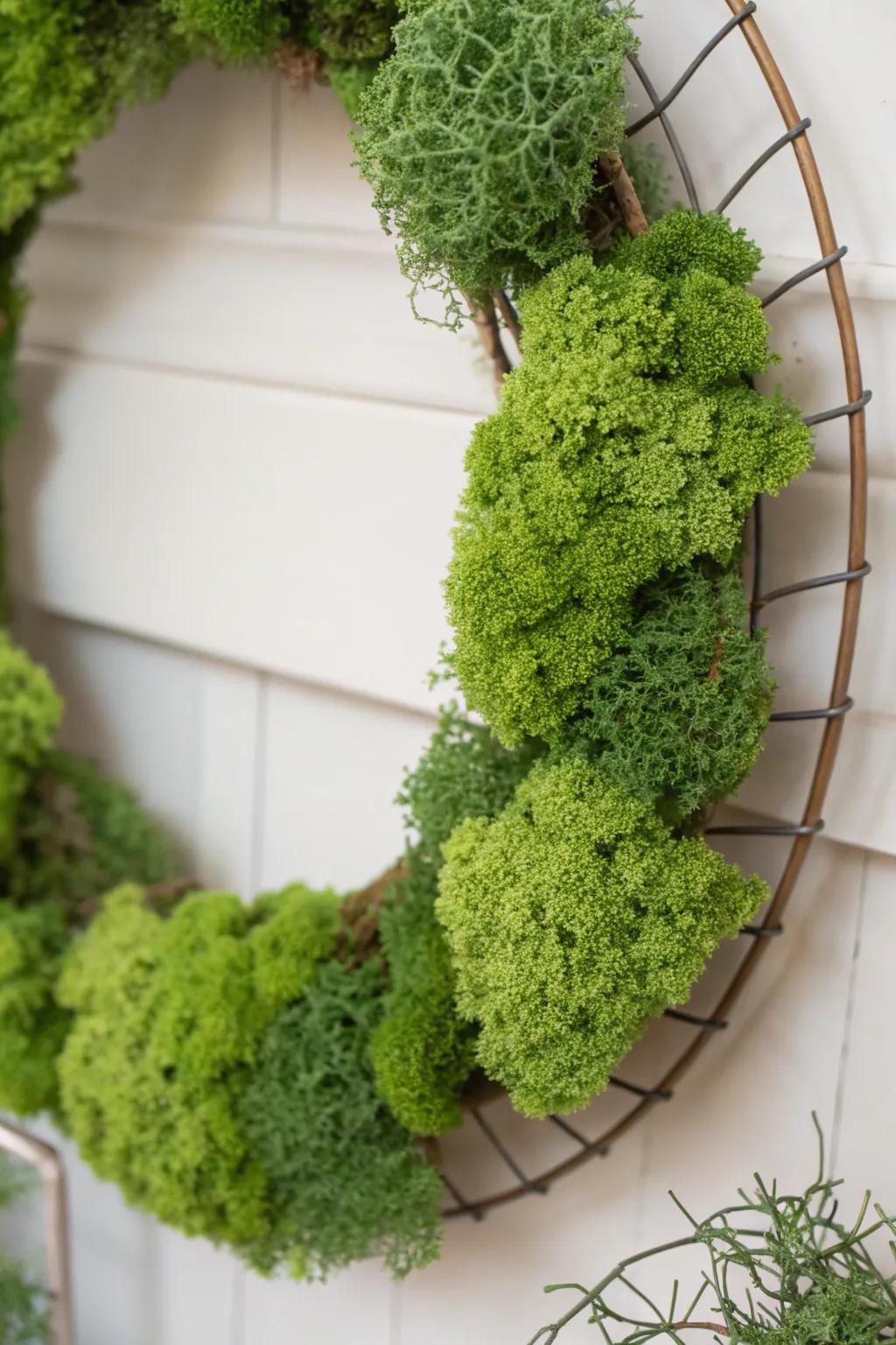 Transform your space with a lush, mossy masterpiece.