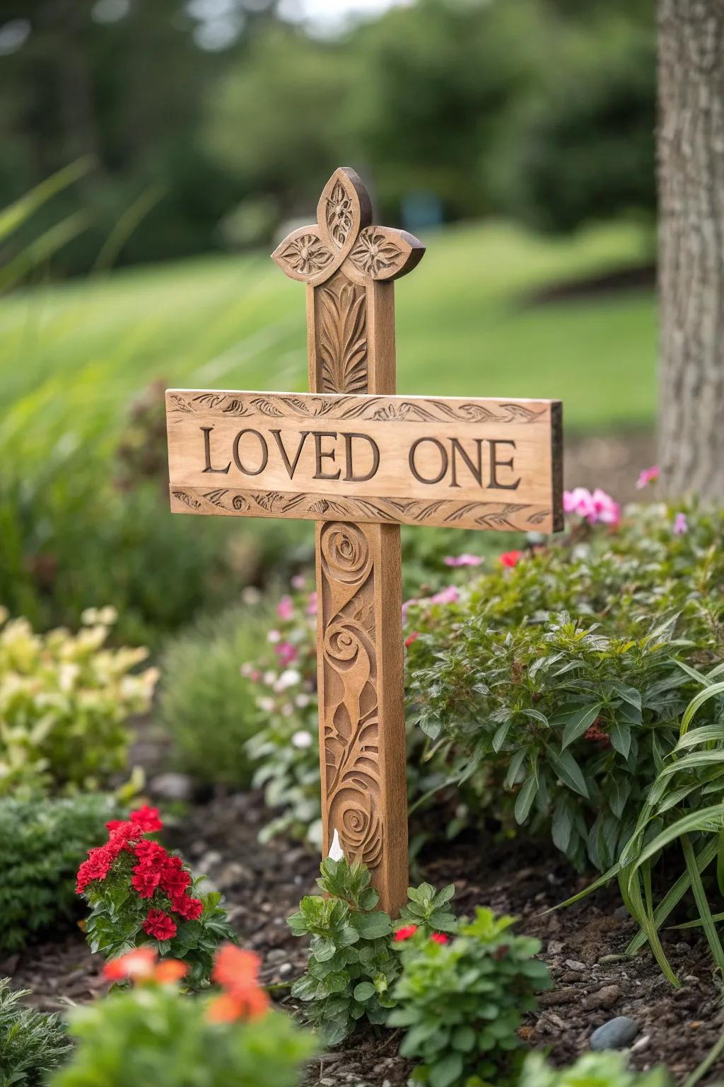 Celebrate a legacy of love for gardening with handcrafted wooden garden markers.