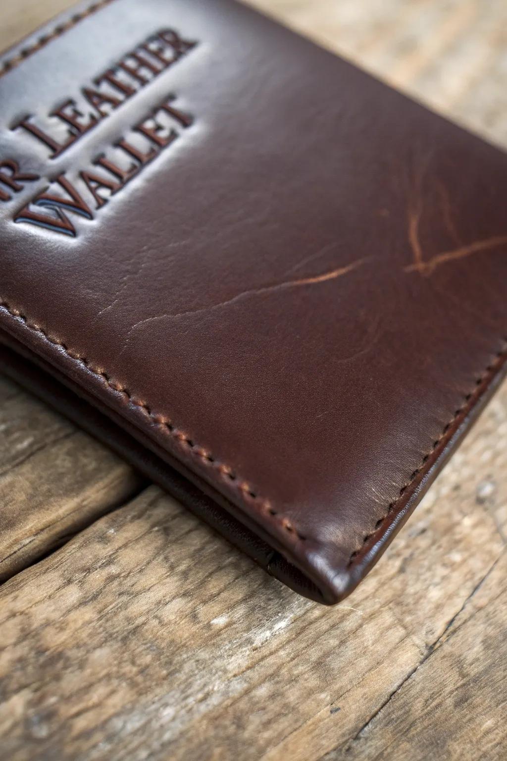 Elevate your style with personalized engraved leather essentials.