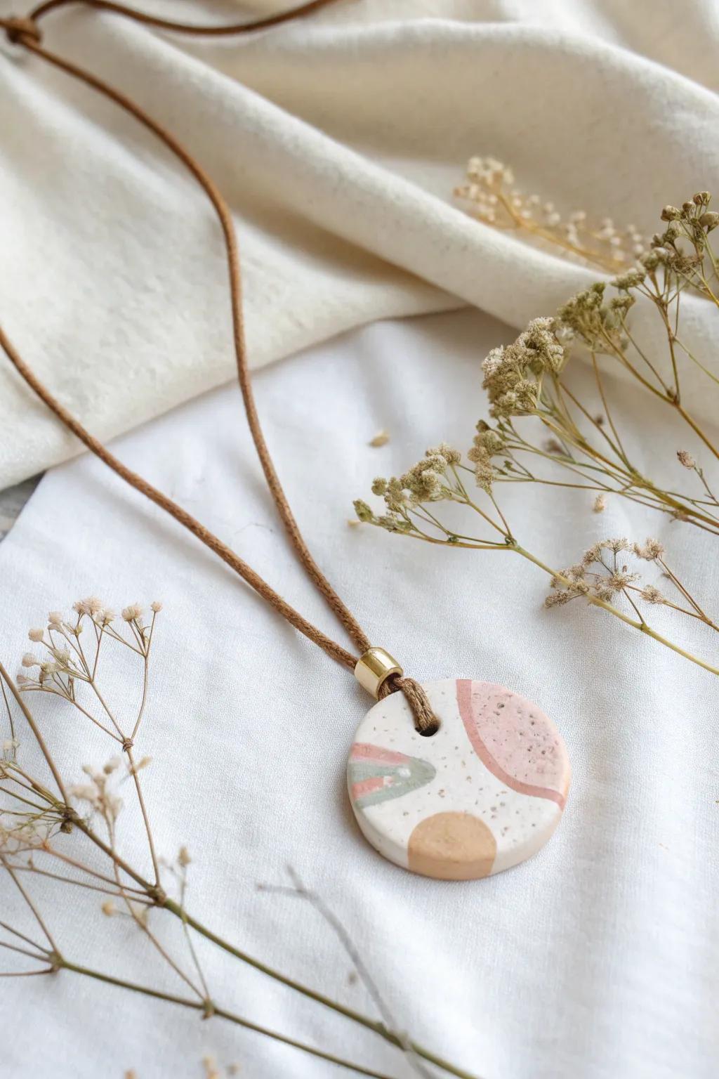 Embrace creativity with these charming clay pendant necklaces, perfect for little hands to craft and wear.