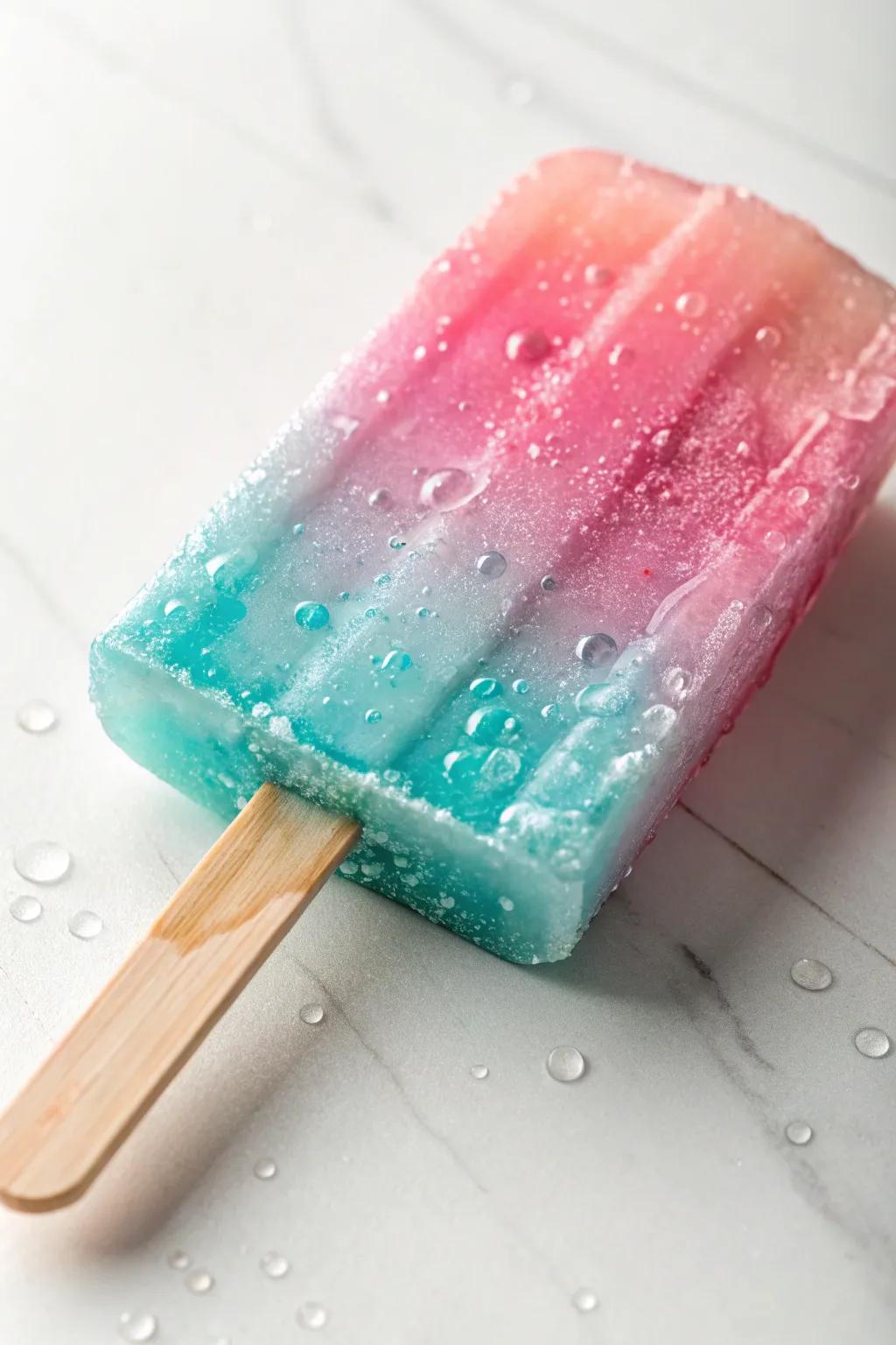 Unleash your toddler's creativity with these enchanting ice paint sticks!