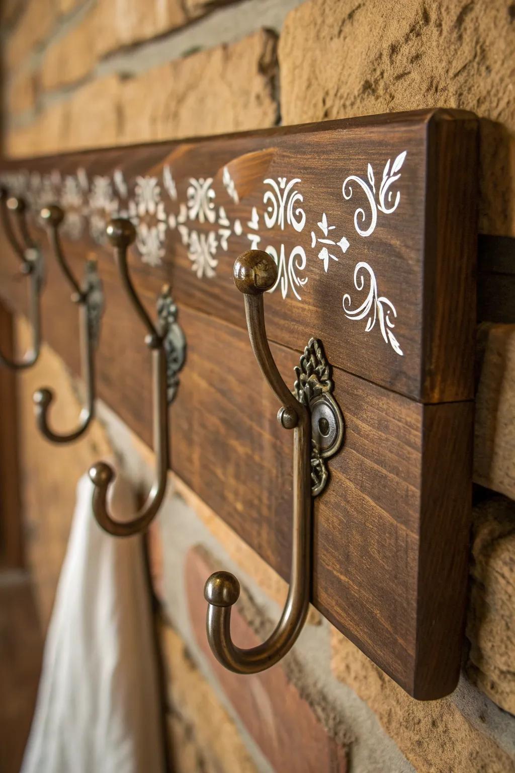 Craft your entryway with elegance and function—discover the art of a handcrafted coat rack.