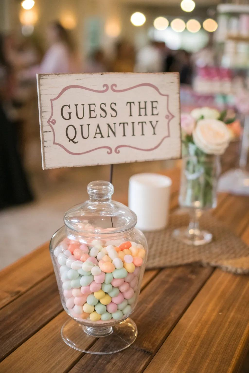 Candy-themed games add interactive fun.