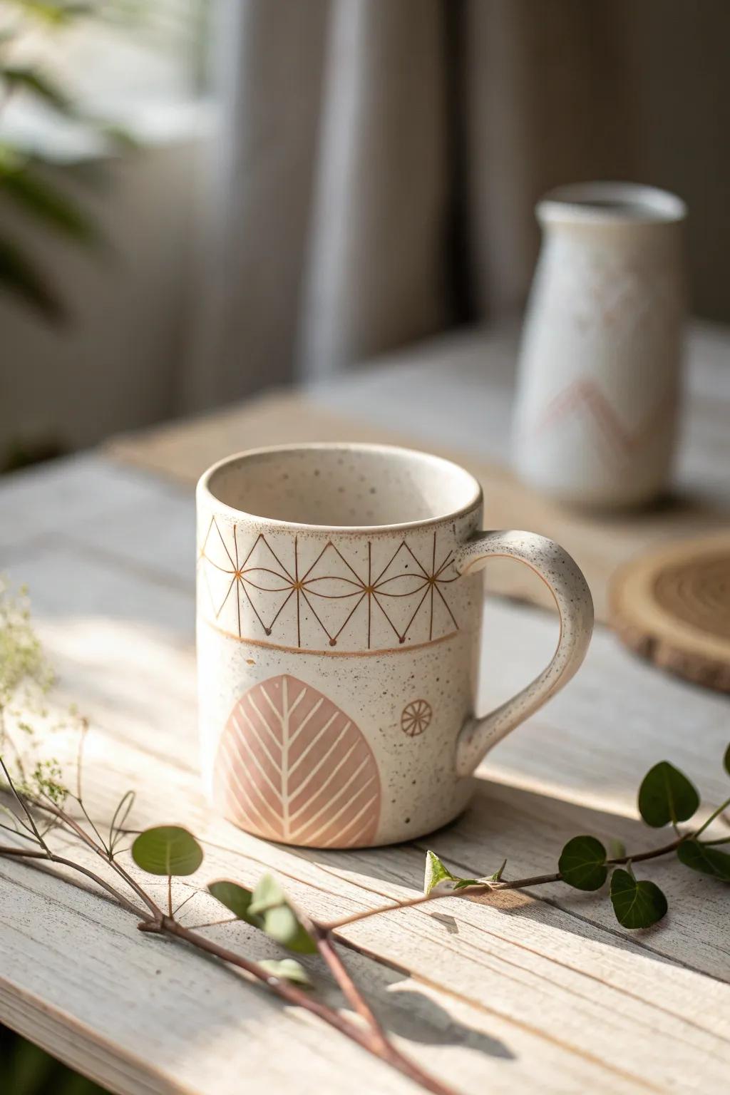 Embrace simplicity and personal style with a custom-crafted mug that tells your story.