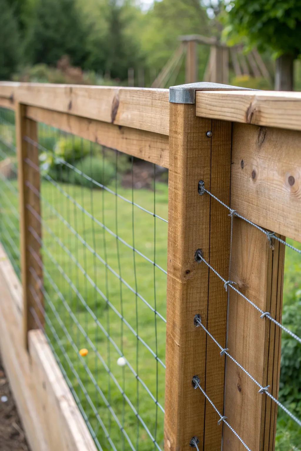 Crafted with care: A stylish and secure solution to keep your garden safe.