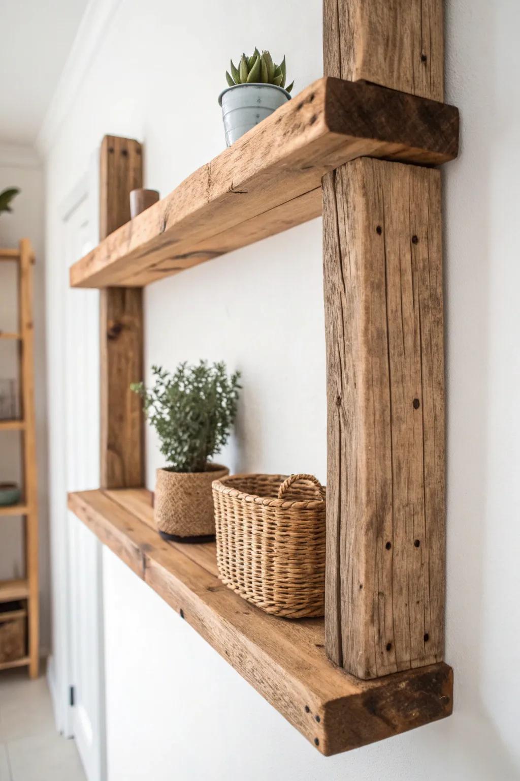 Transform your space into a serene retreat with rustic charm and natural beauty.