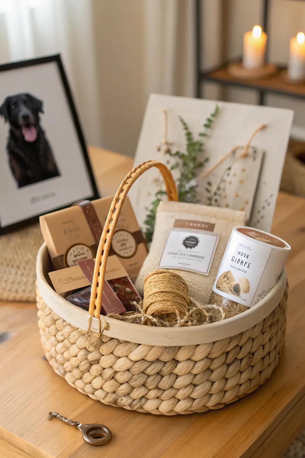 Create a Pet Lover's Paradise with a DIY gift basket that delights both pets and their owners.