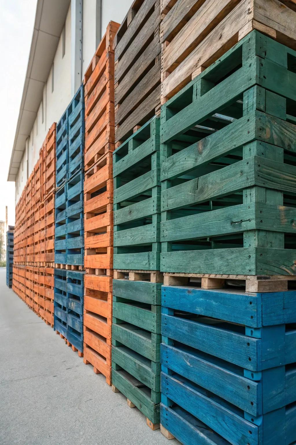 Elevate your storage game with a colorful, DIY lumber rack that marries function with flair.