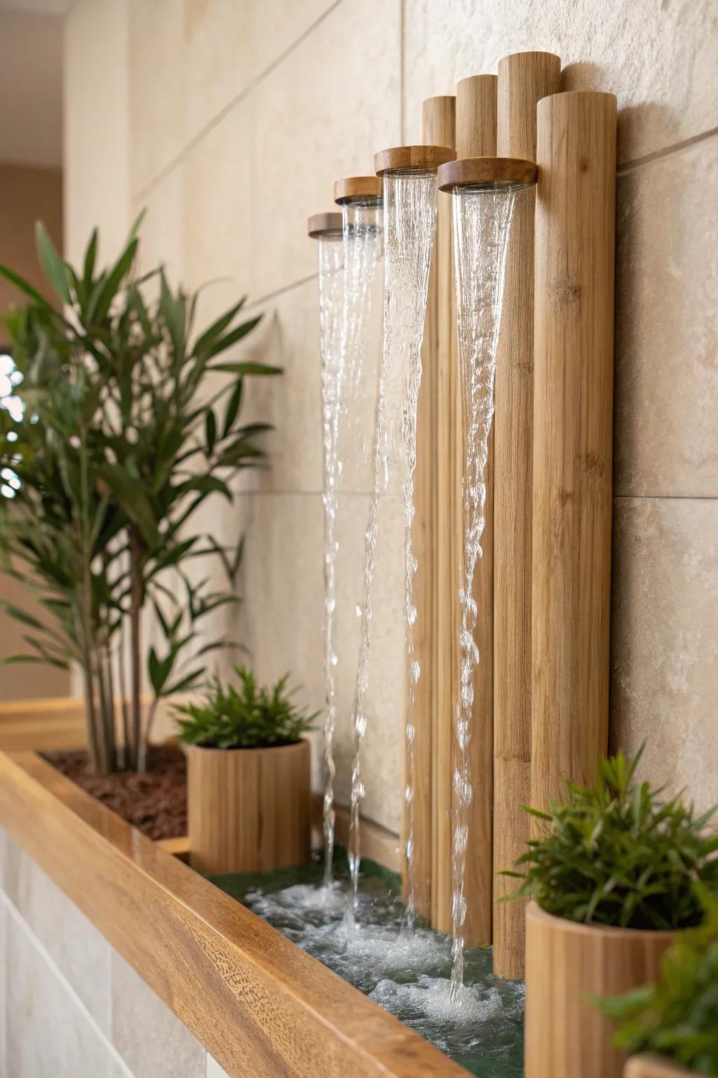 Experience tranquility with a DIY sensory waterfall, perfect for minimalist and boho-inspired spaces.