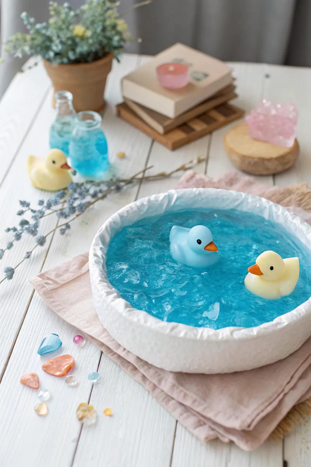 Dive into creativity with this delightful DIY duck pond craft for toddlers, where simplicity meets sensory play!