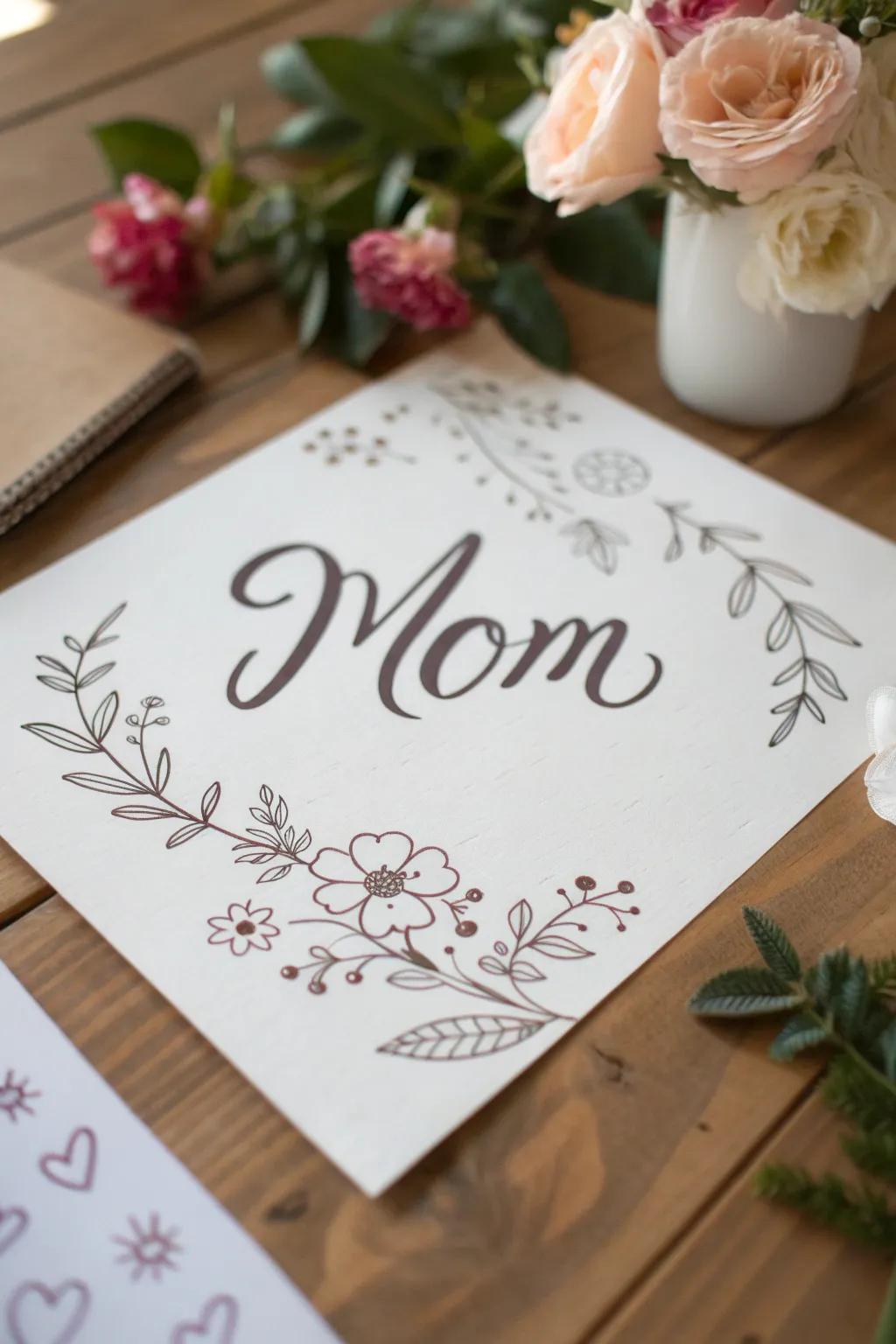 Celebrate motherhood around the world with simple yet stunning floral art.