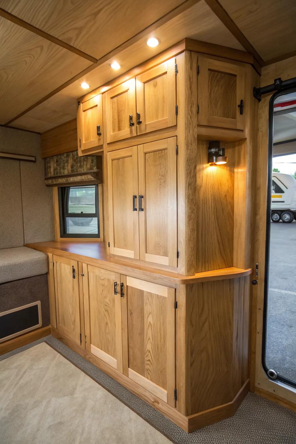 Maximize every inch with expertly crafted corner cabinets.