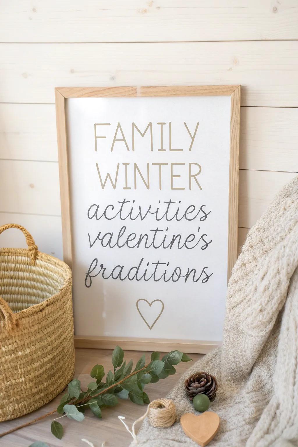 Capture and cherish your family's favorite winter moments in minimalist elegance. 💕✨