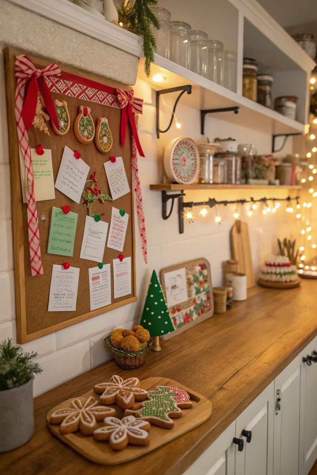 Edible inspirations make your bulletin board a treat for the eyes.