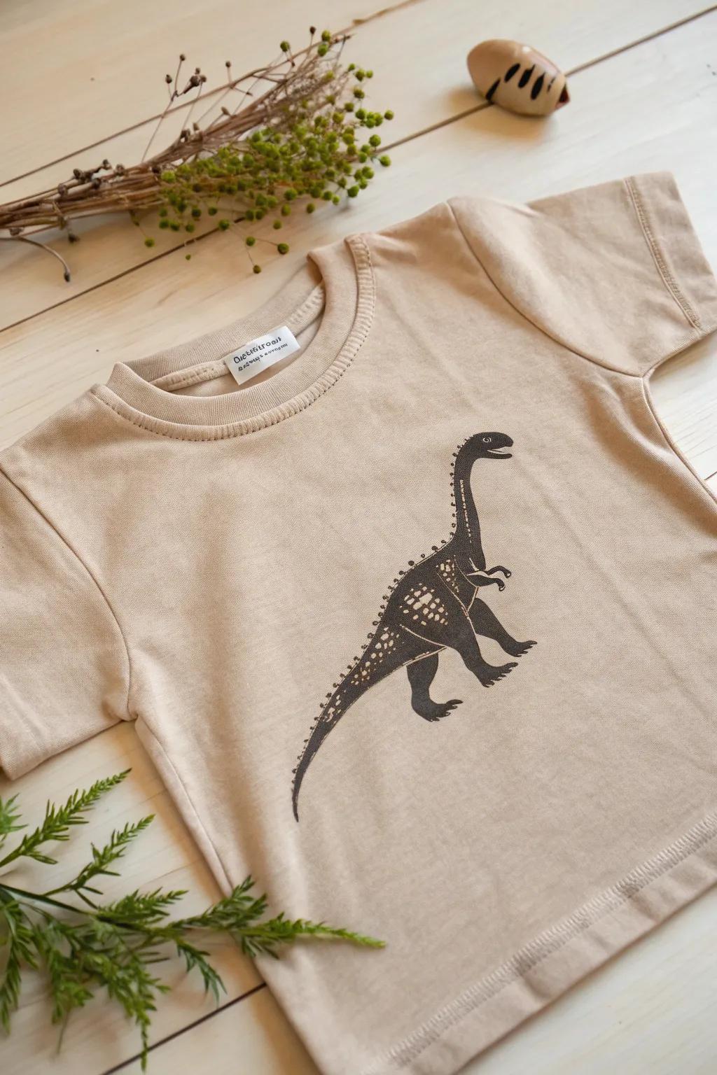 Dinosaur Dreams: Where prehistoric charm meets modern minimalism.