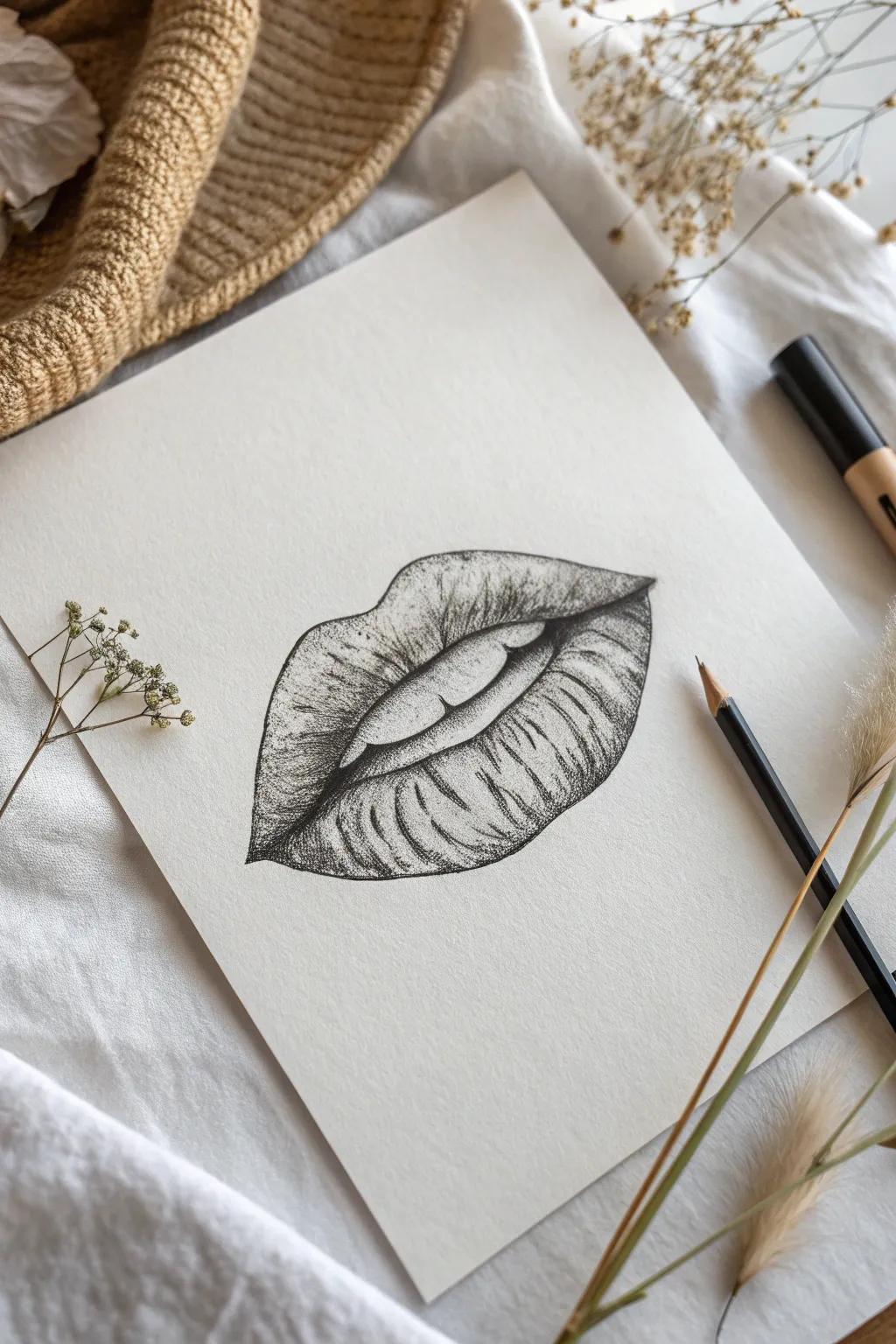 Embrace the elegance of black and white art – where simplicity meets drama in every stroke.