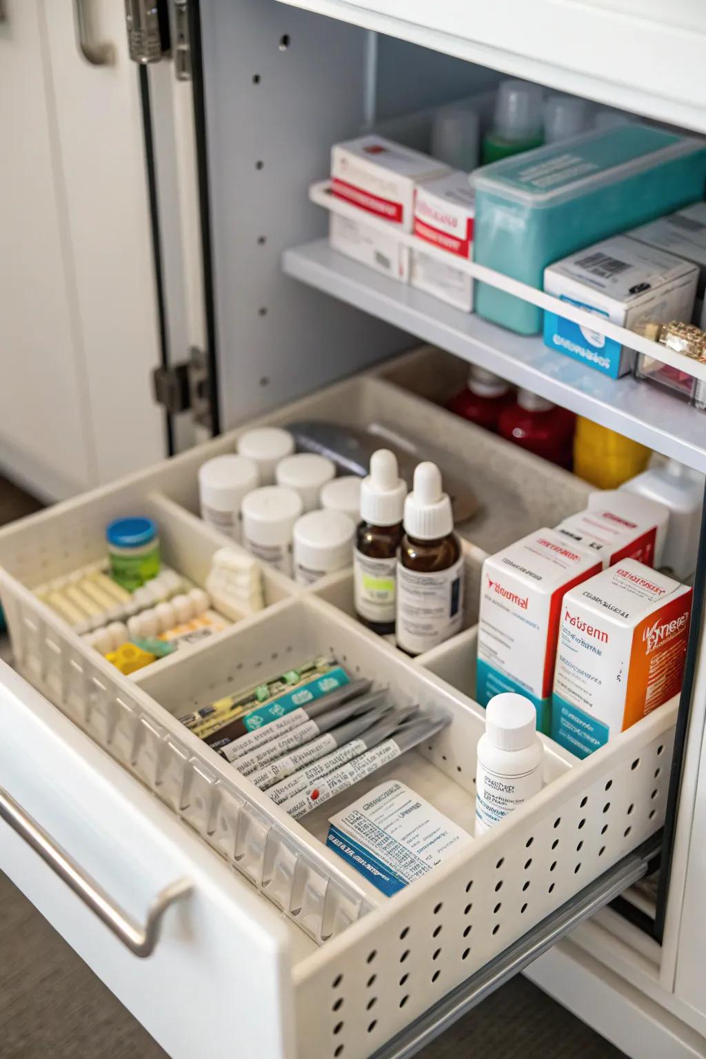 Spill-proof trays offer practical protection against leaks.
