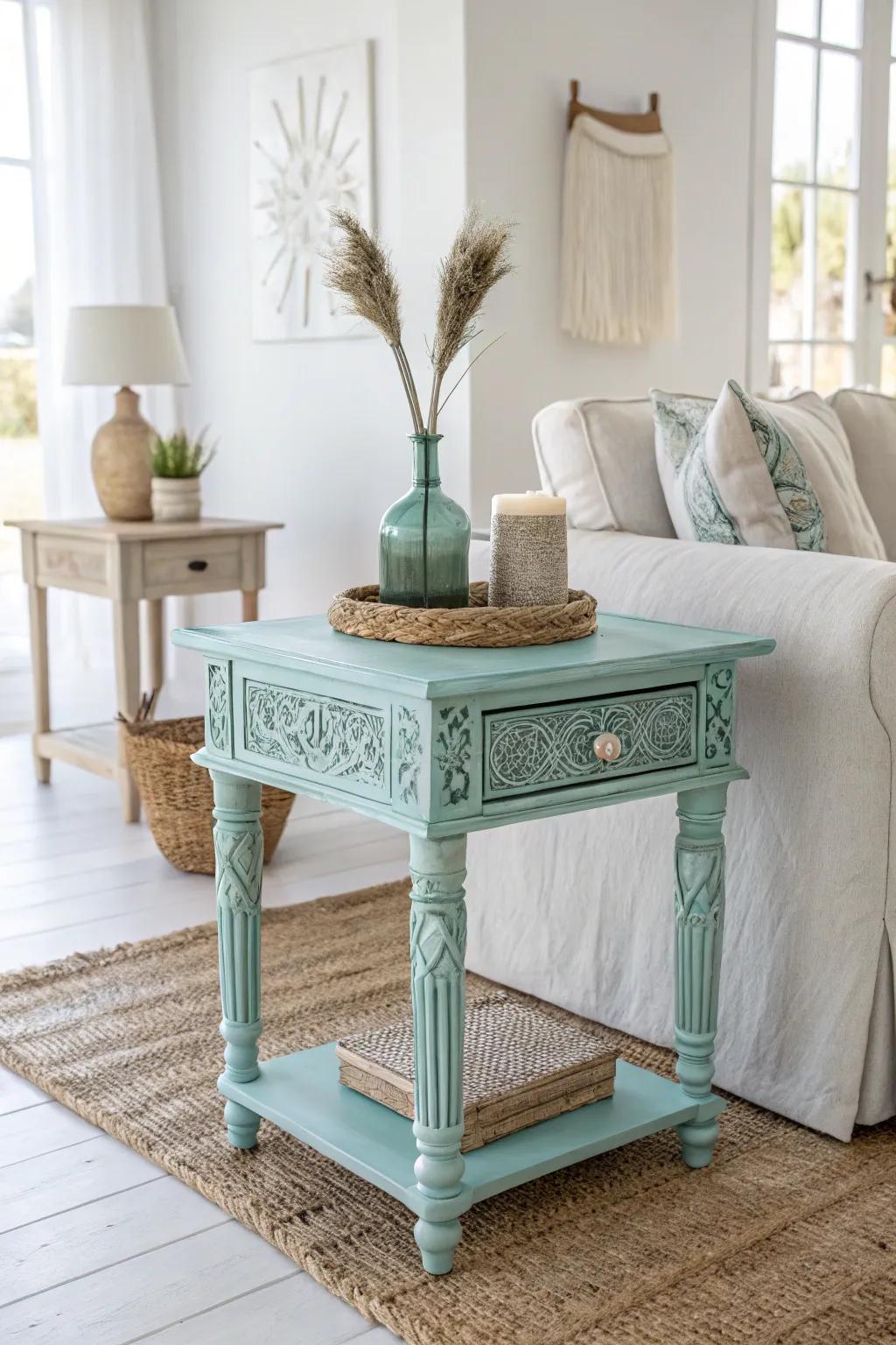 Transform your space into a coastal retreat with ocean-inspired hues and timeless craftsmanship.