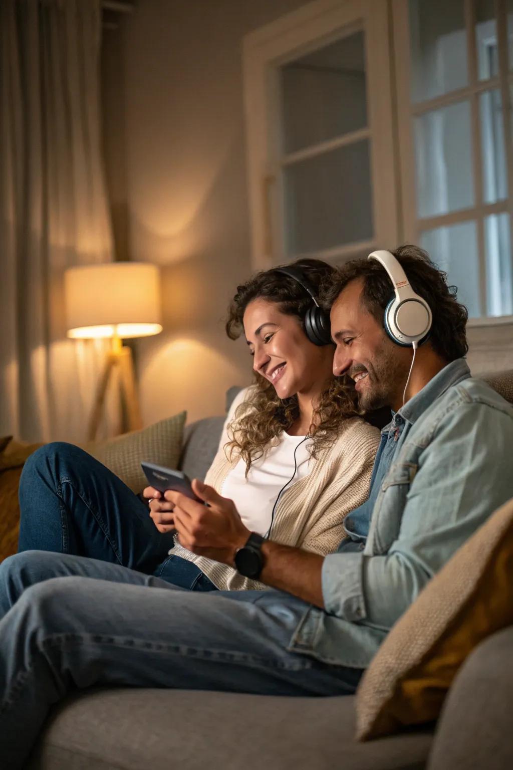 A personalized playlist is a musical journey of shared memories.