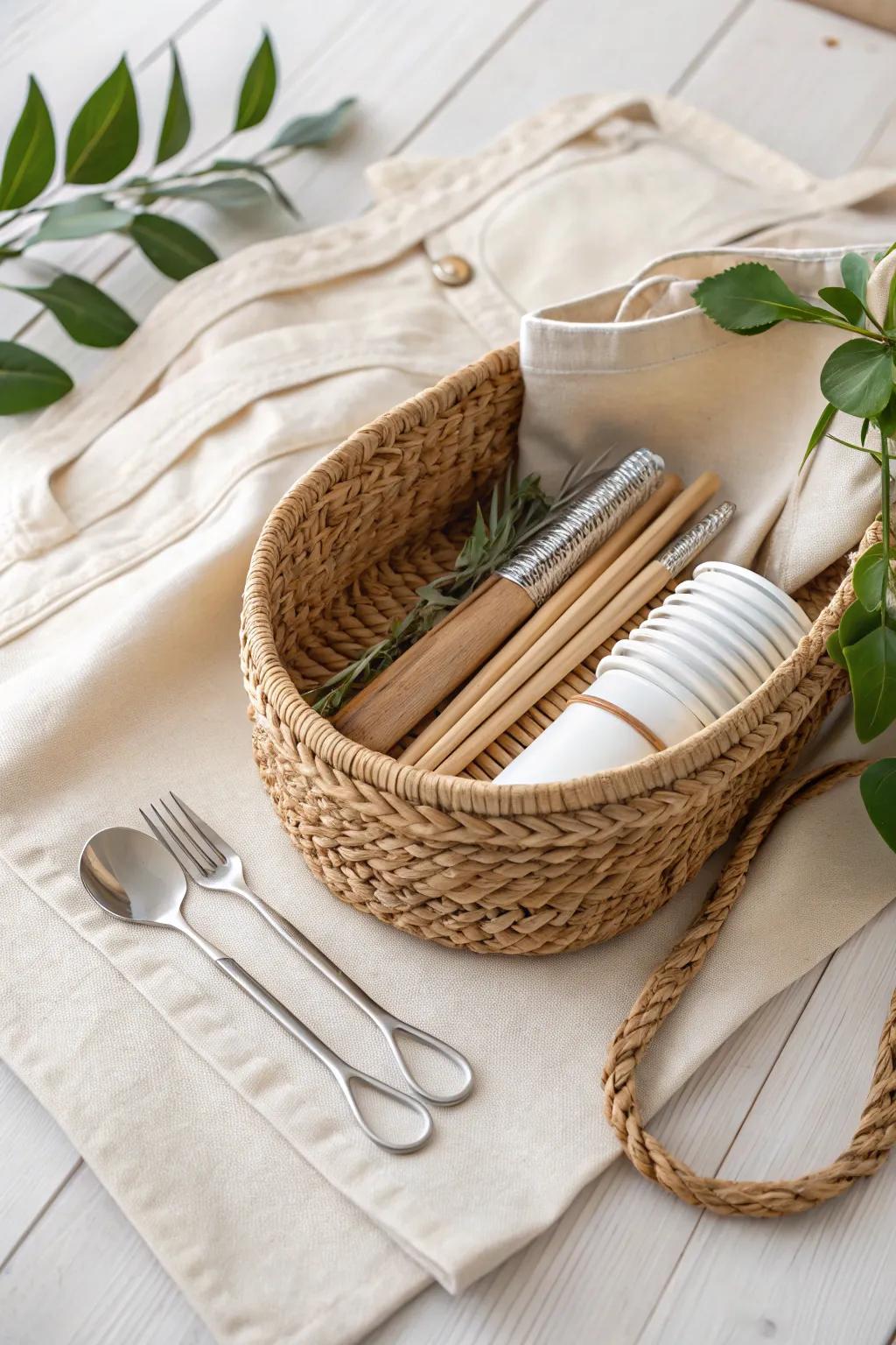 Embrace sustainable living with our Eco-Friendly Basket—where simplicity meets natural beauty. 🌿