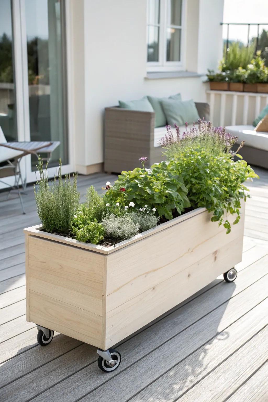 Transform your space with a touch of nature's elegance—portable planters for the modern minimalist.