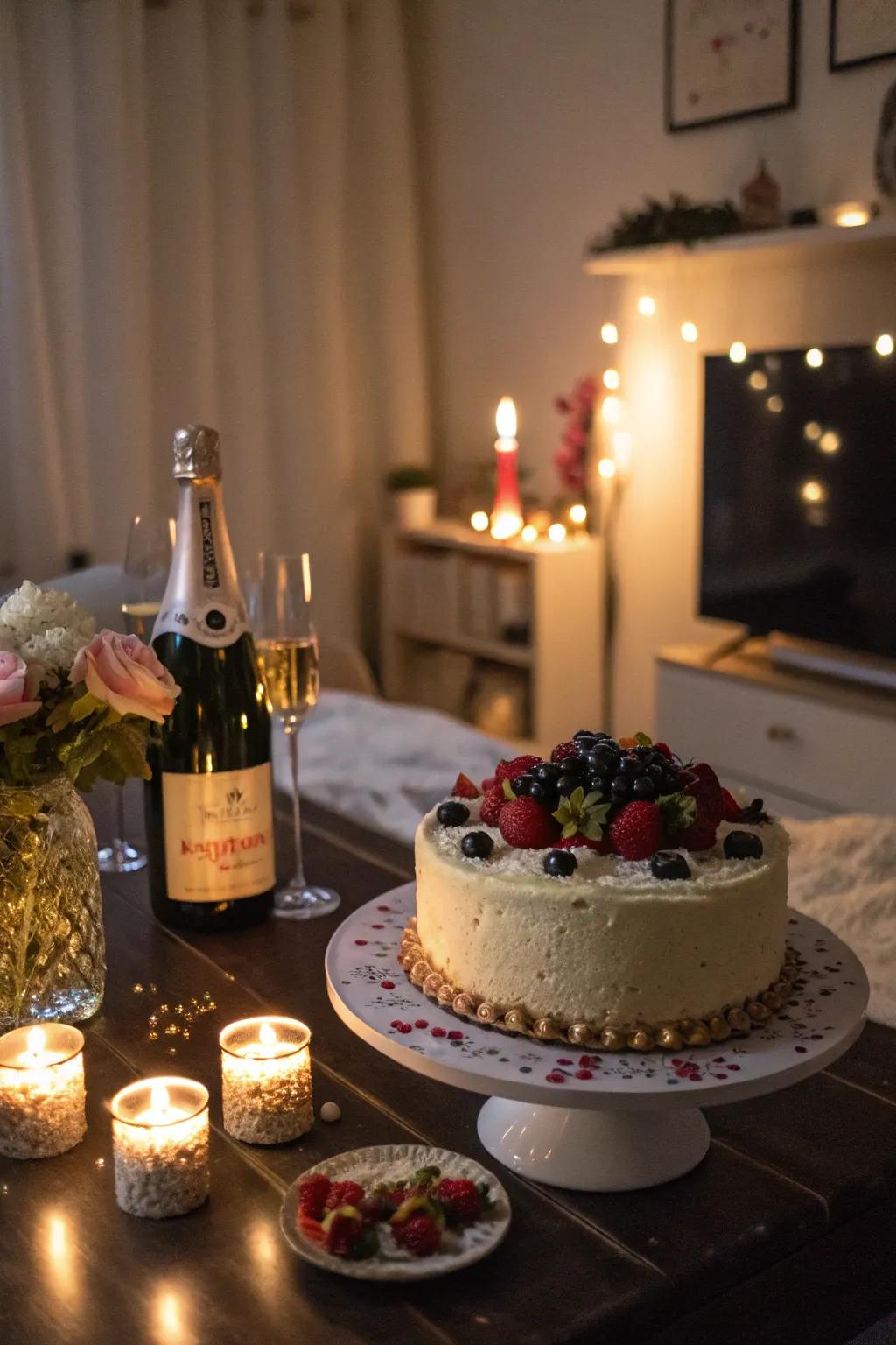 Kick off his birthday with a magical midnight surprise.