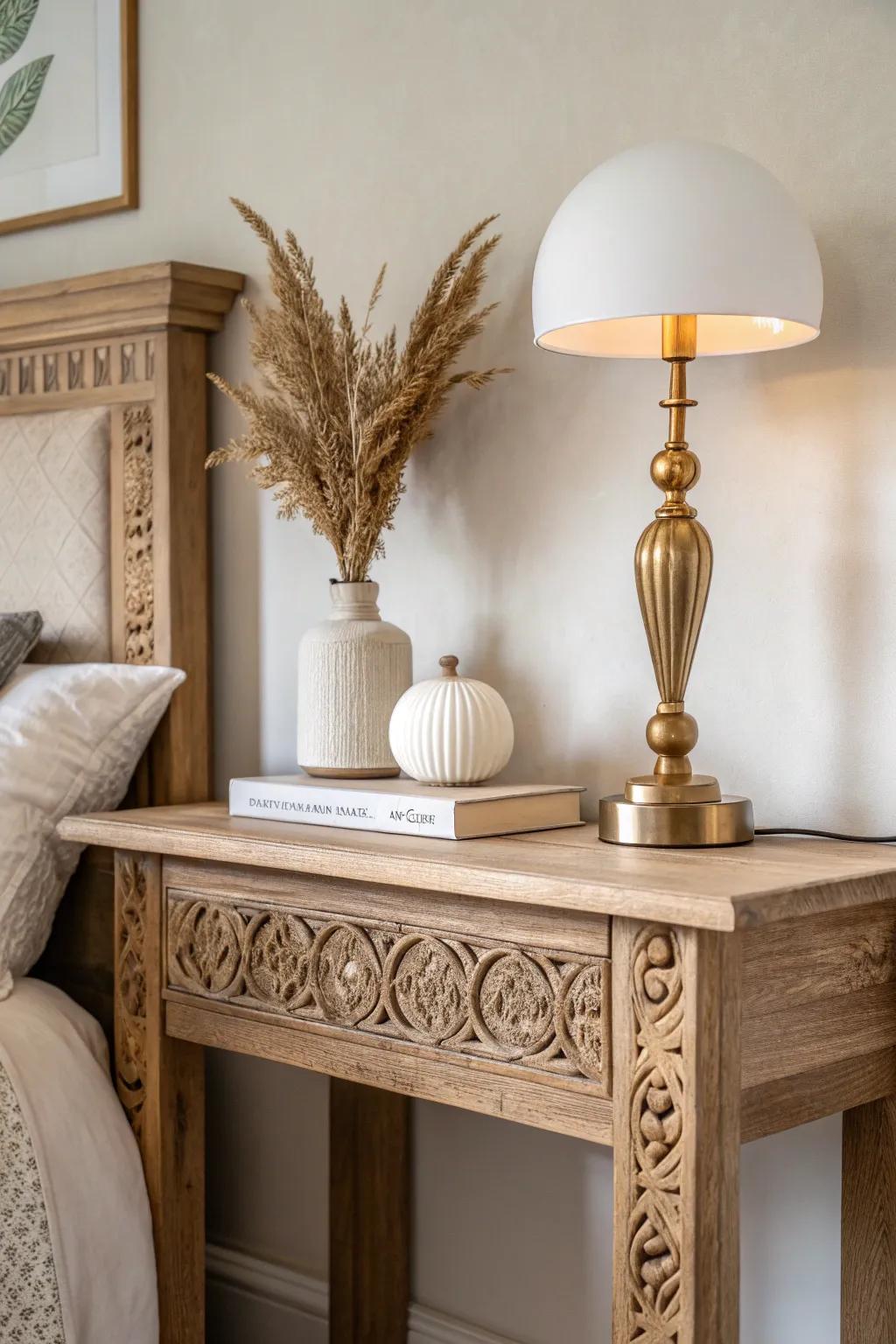 Elevate your bedroom with a mantel shelf nightstand—where elegance meets simplicity.