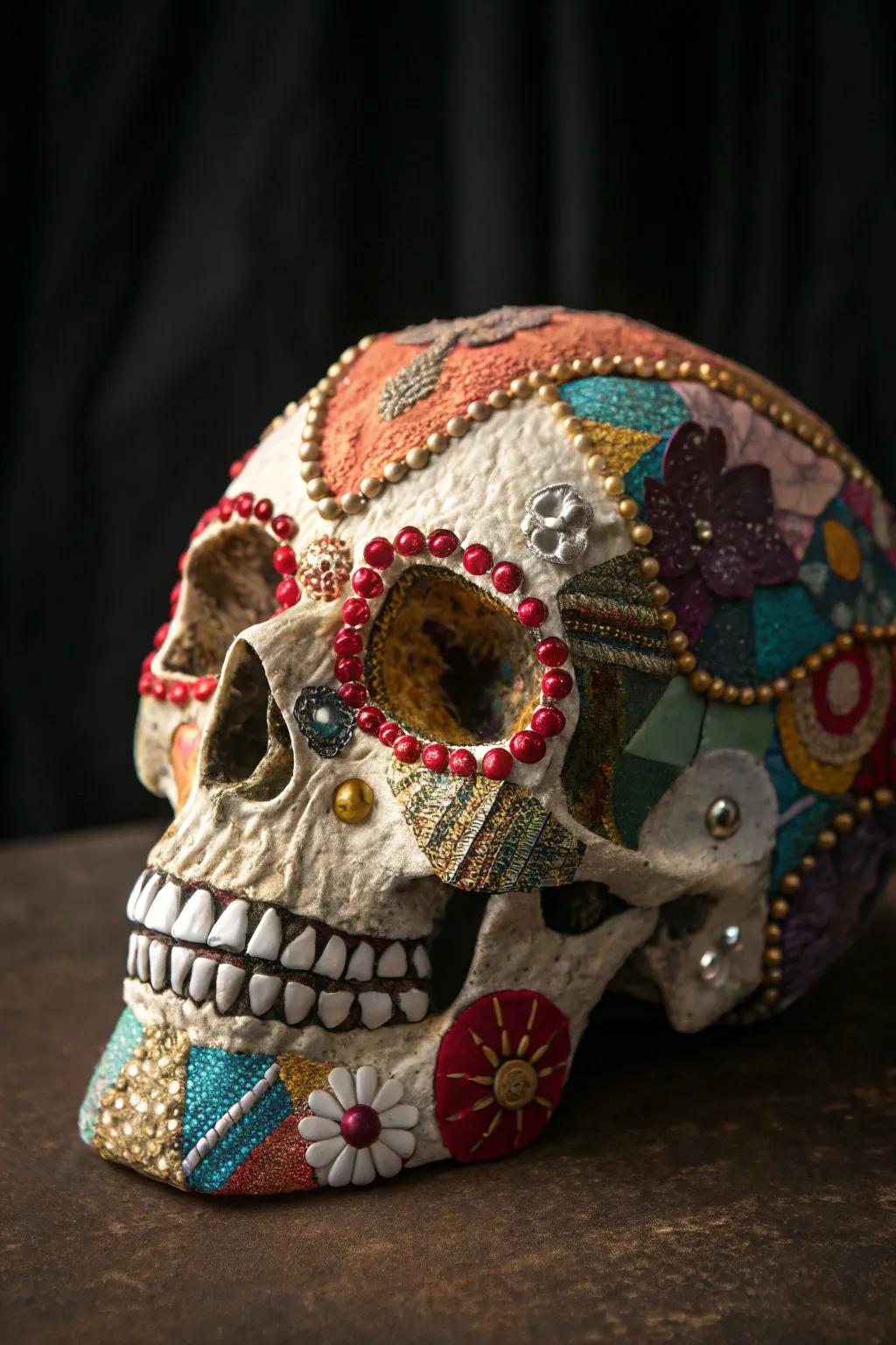 Explore the art of mixed media skulls — where creativity meets craftsmanship.