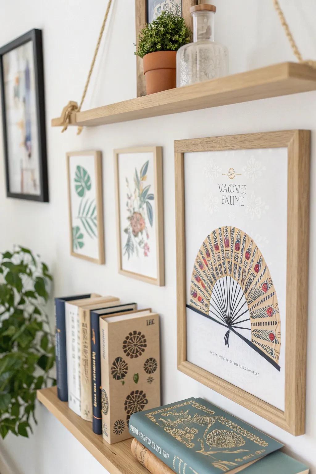 Transform your space with a bookish art gallery that celebrates your favorite reads in minimalist style.
