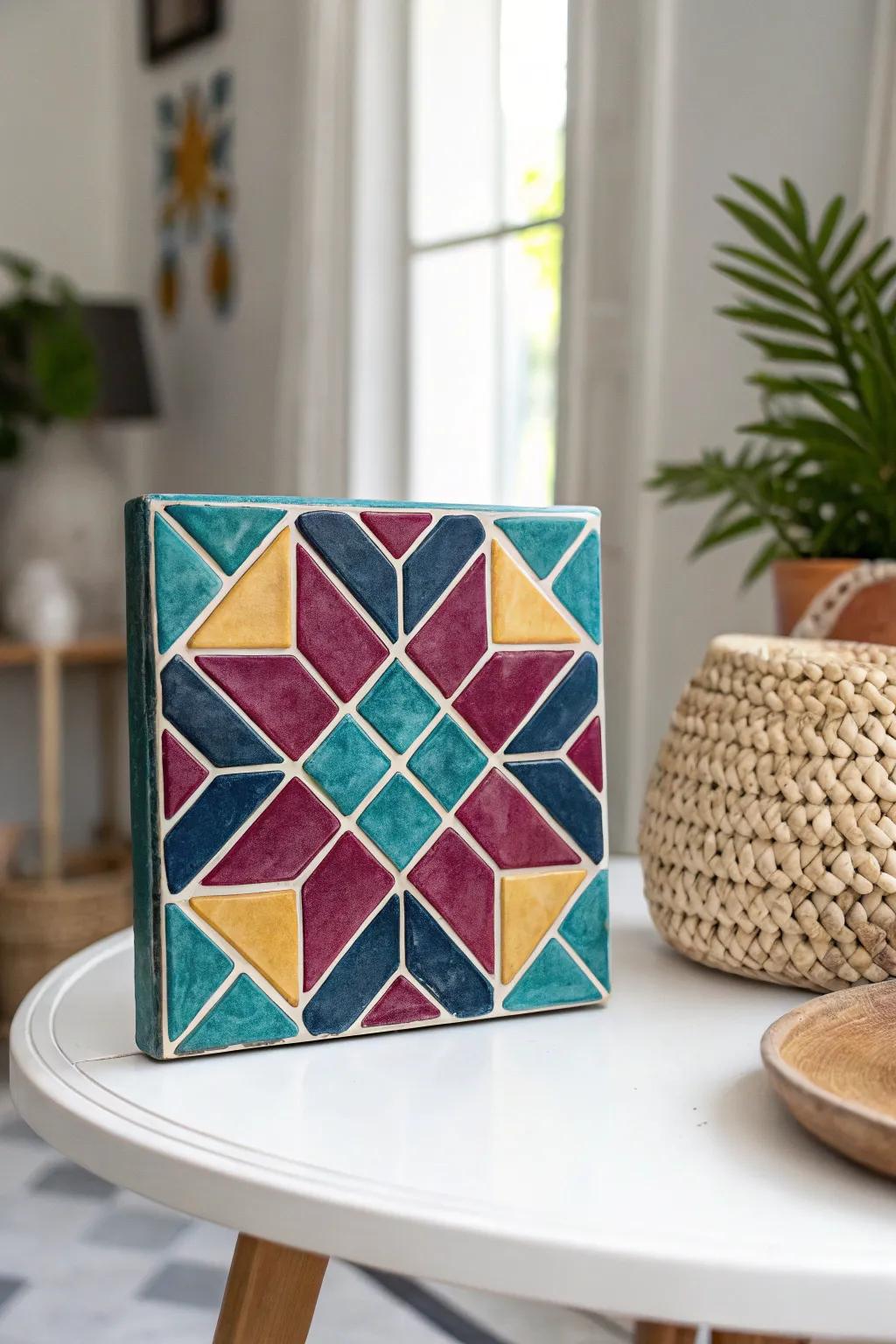 Transform your space with a burst of color and creativity. 🌈✨ #ColorfulChaos #TessellationArt