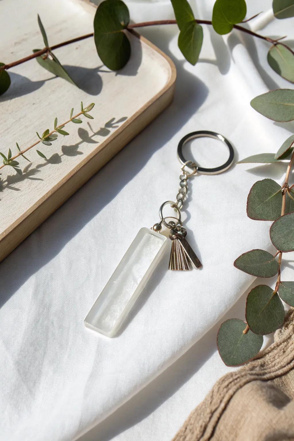 Achieve the resin look effortlessly with these stunning acrylic keychains.