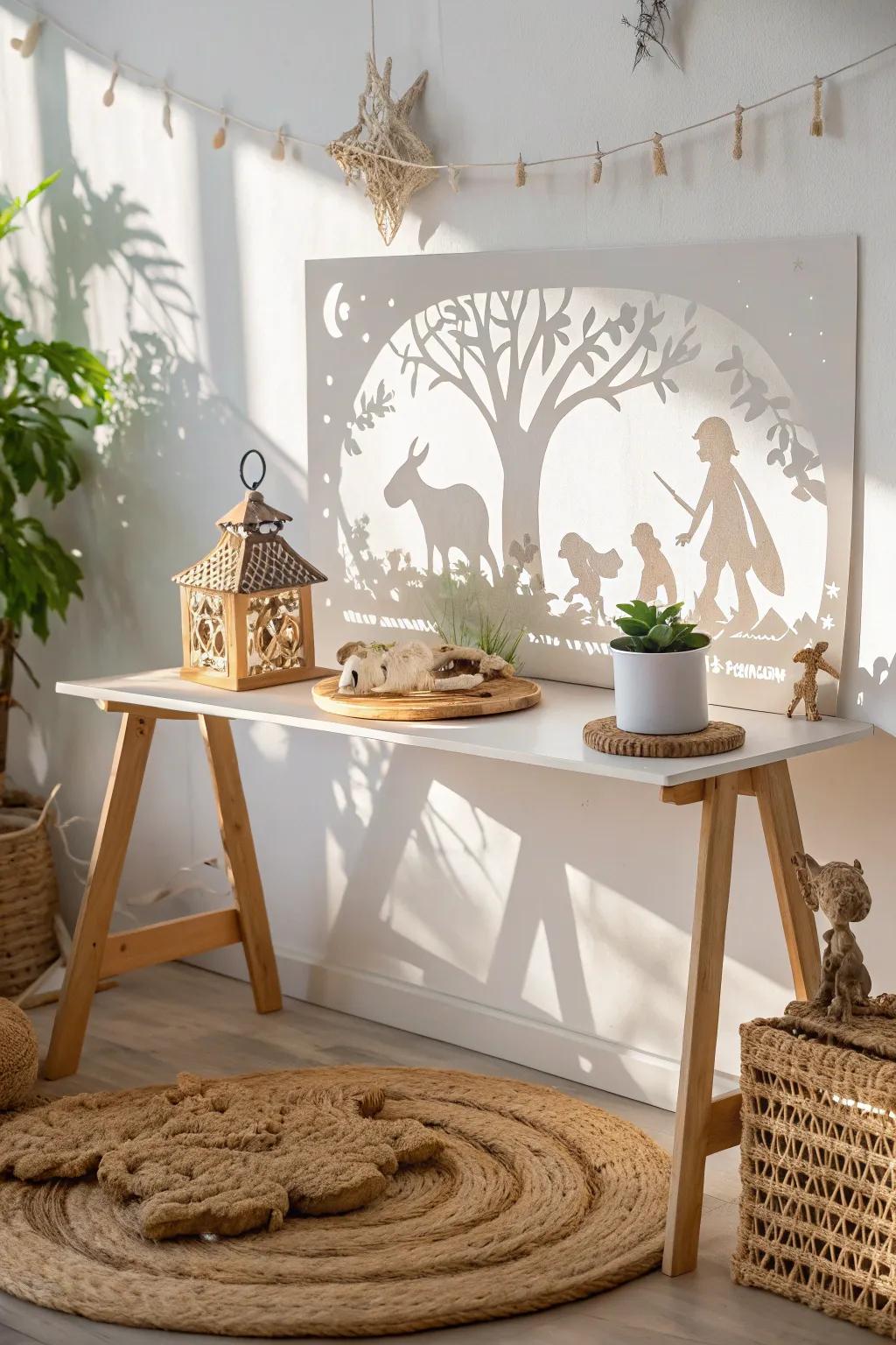 Unleash creativity with a magical shadow puppet theater—where stories come alive in dancing silhouettes.
