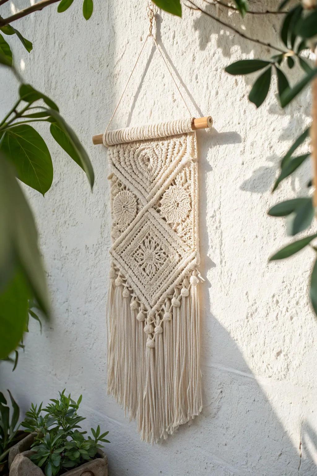 Transform your space with the simple elegance of handcrafted clay wall art.