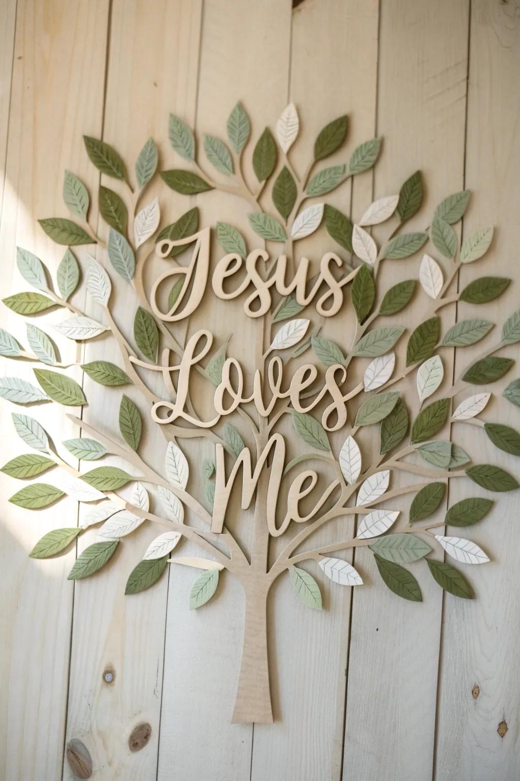 Embrace spirituality and nature with a serene Tree of Life collage, perfect for a minimalist and boho-inspired craft session.