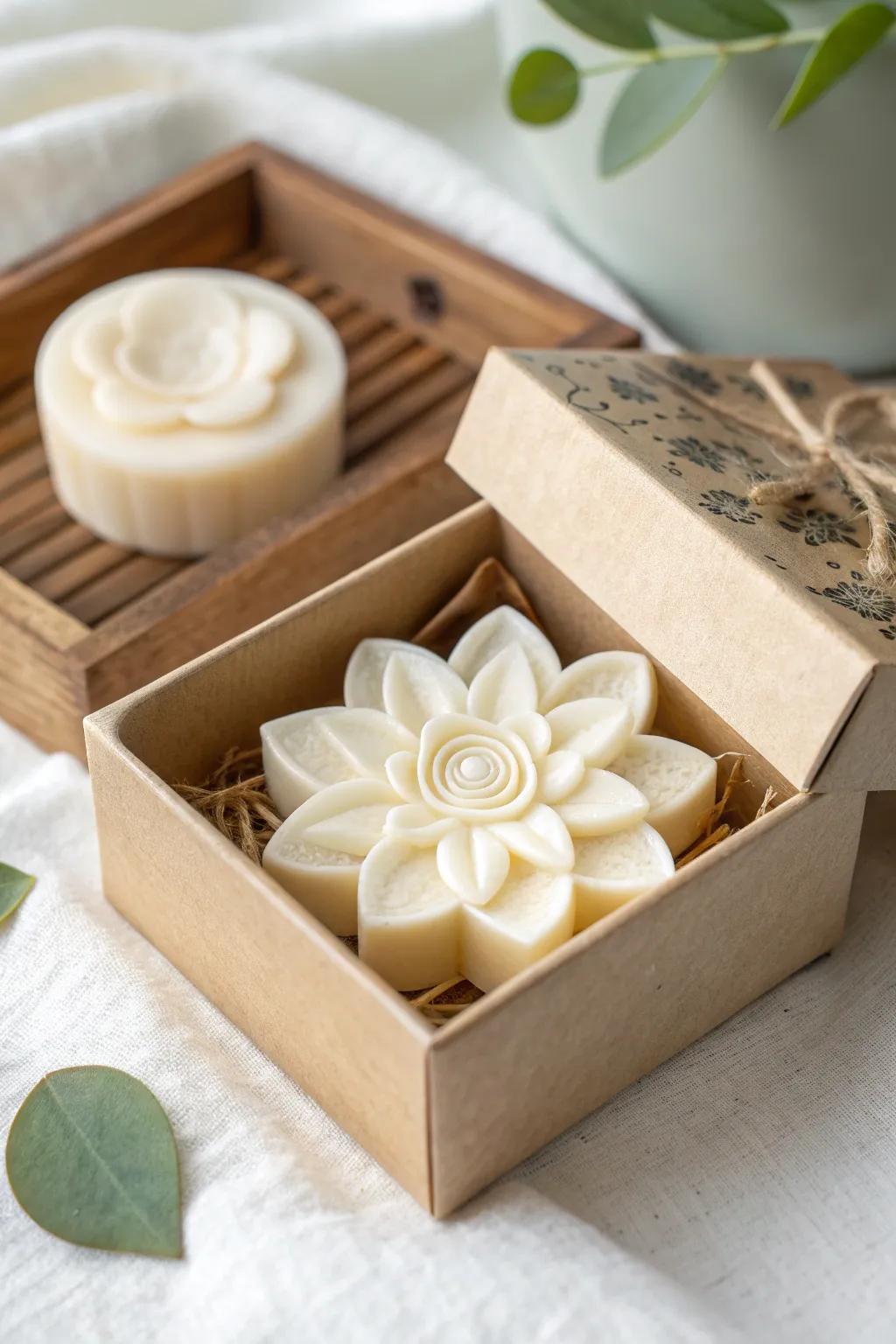 Embrace nature's elegance with a flower-shaped soap box that mirrors the beauty within. 🌸✨ #MinimalistDesign #ScandiBoho