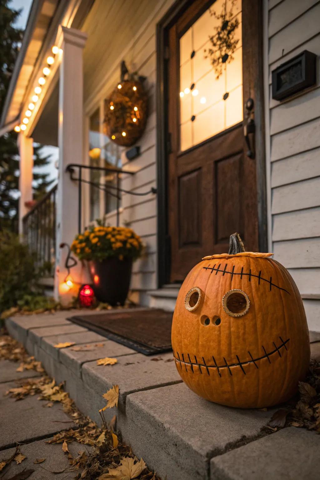 Cheeky Zipper Mouth Pumpkin
