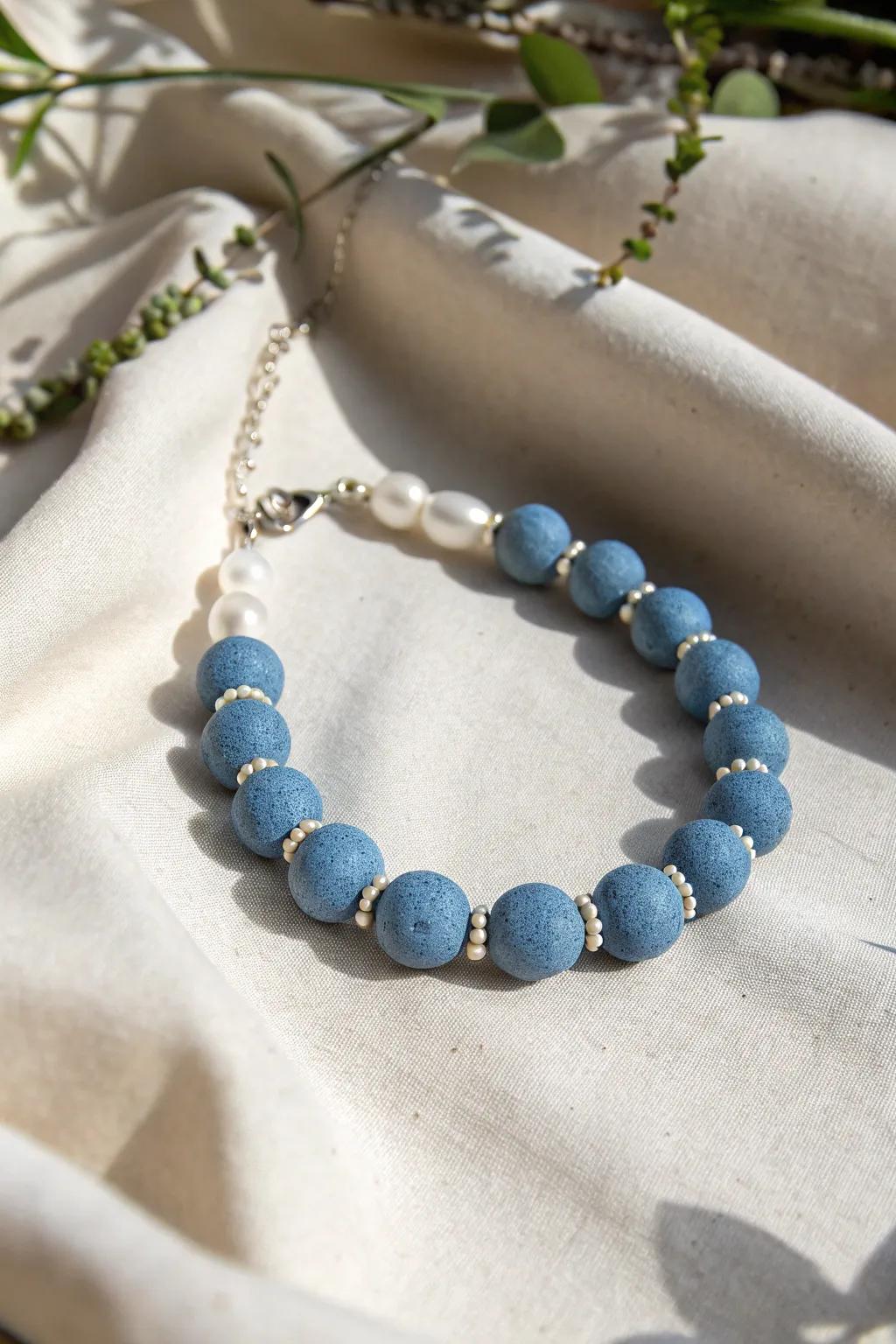 Embrace vintage charm with a touch of blue elegance. #HandcraftedBeauty