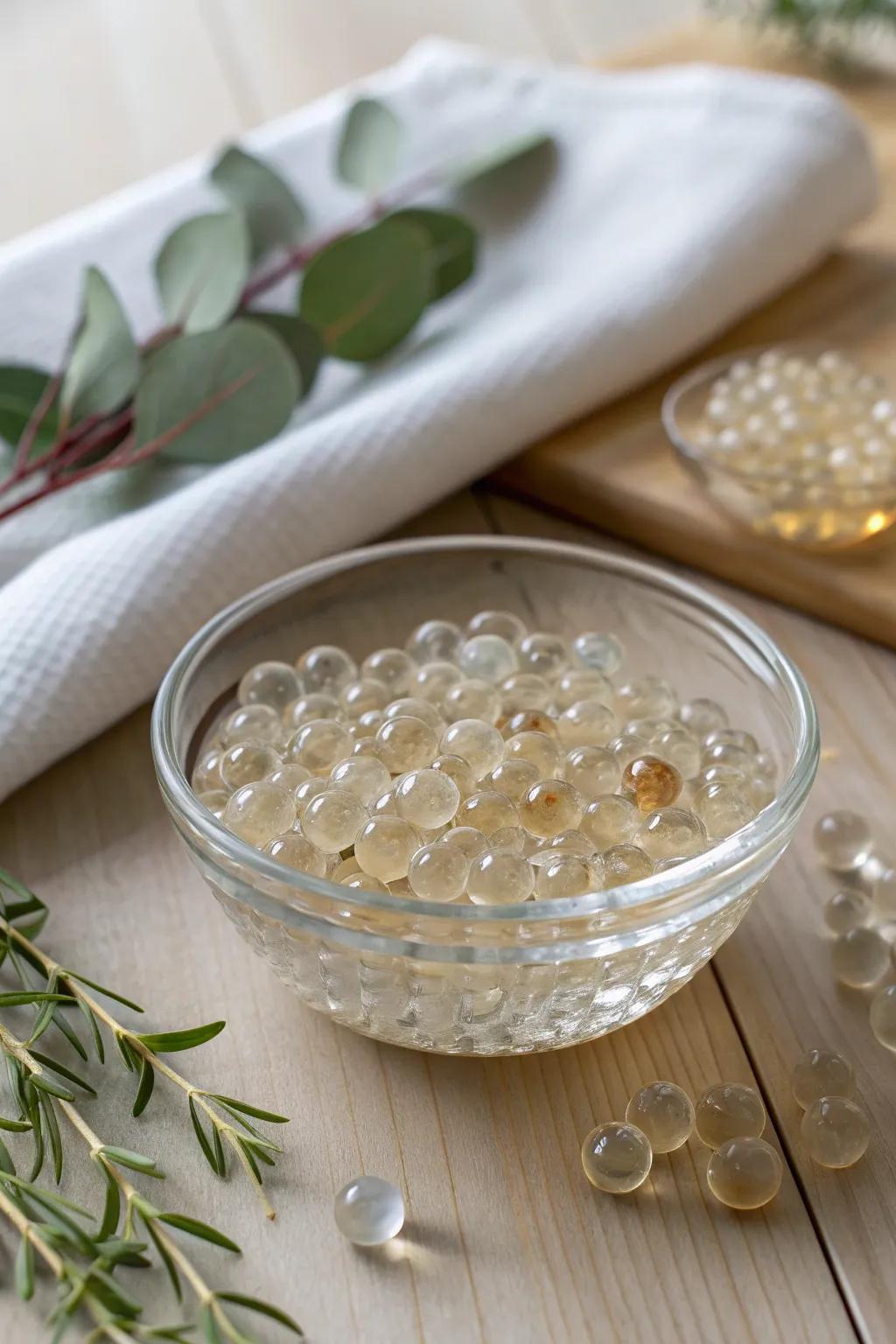 Bring spa vibes home with a minimalist touch—luxury in every clear orb.