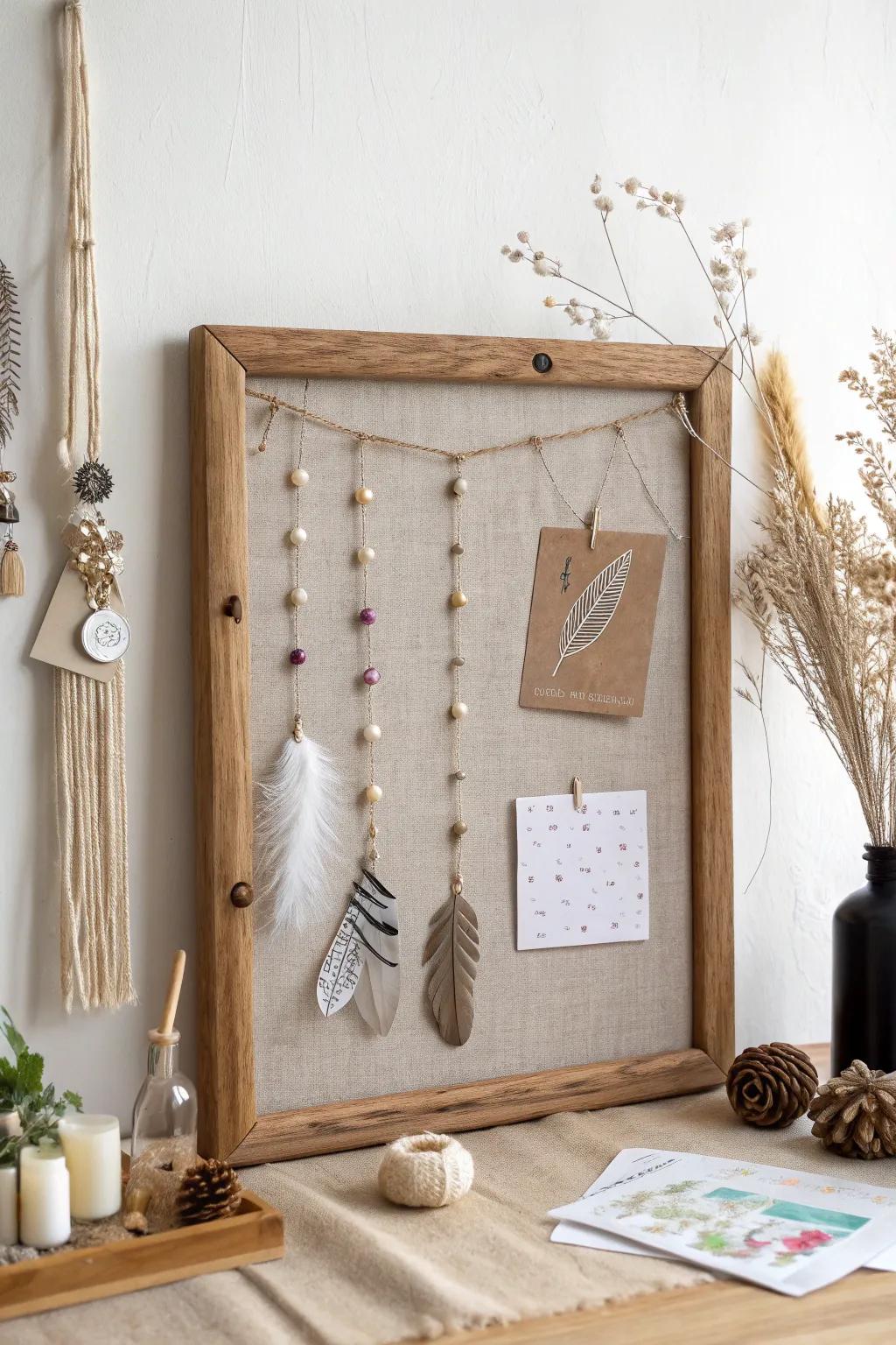 Craft your thoughts beautifully with a personalized bulletin board.