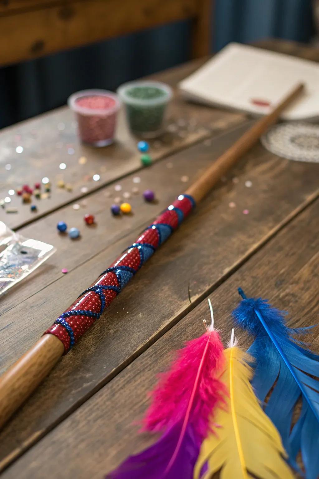 Unleash your imagination with this handcrafted magic wand, perfect for casting spells or leading symphonies!