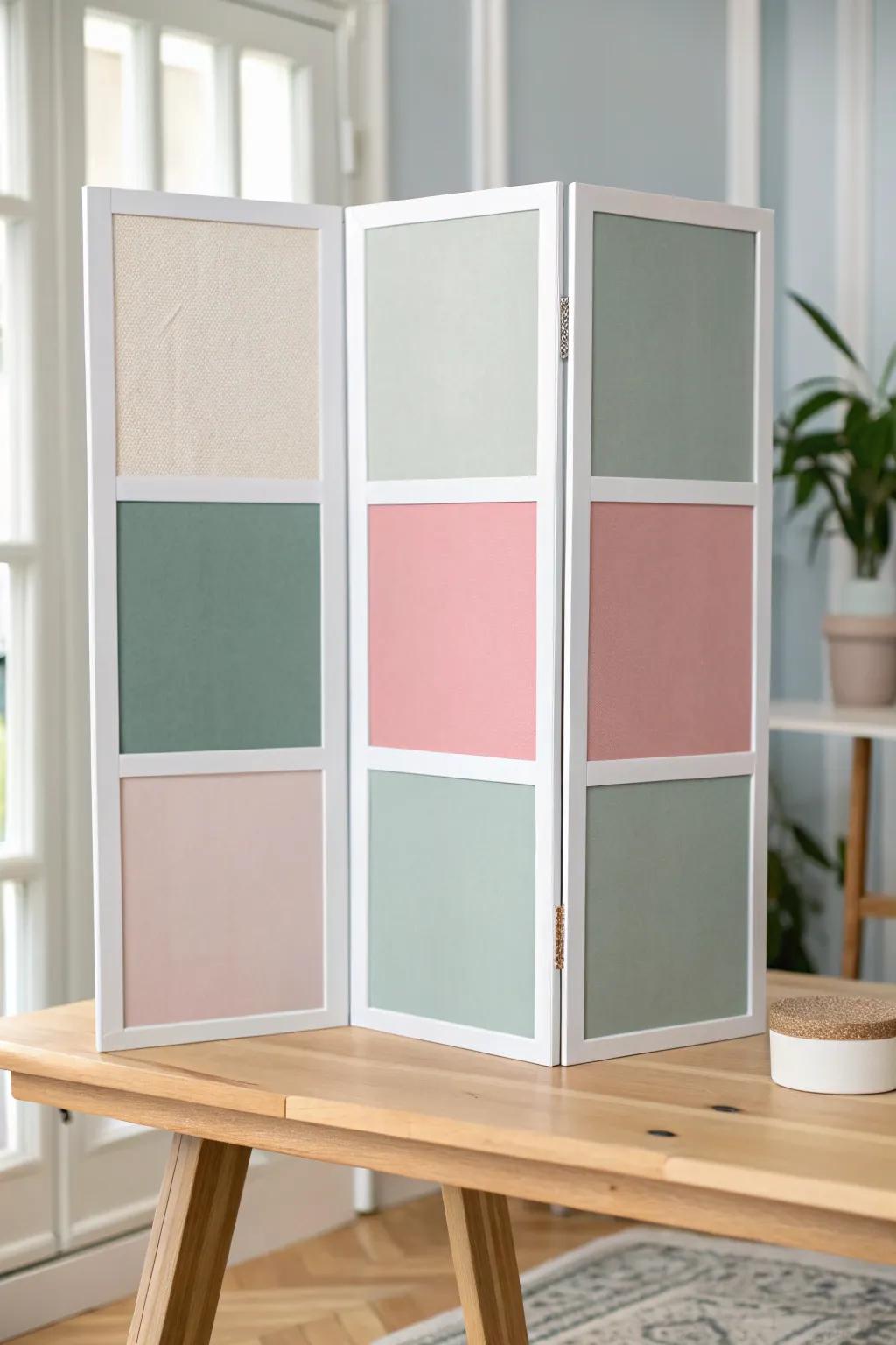 Embrace the art of simplicity with bold color blocks for a chic and effortless impact.