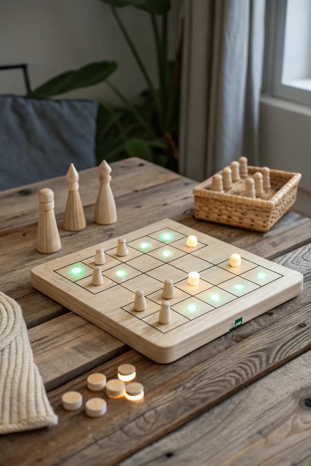 Illuminate your game nights with a touch of magic and minimalist elegance.