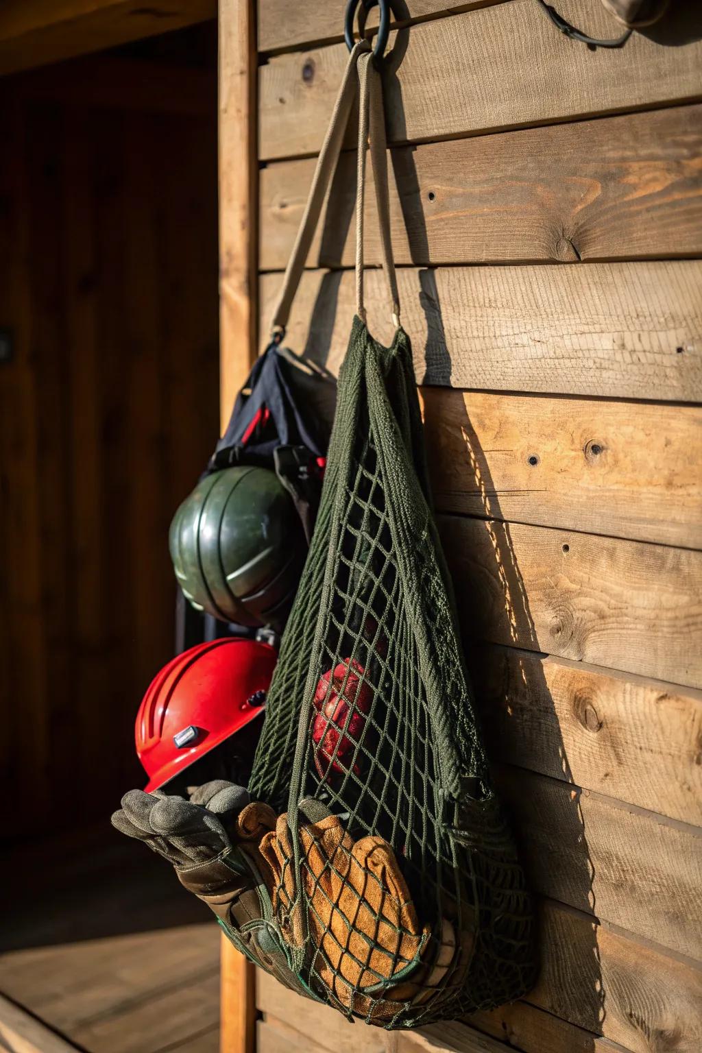 Mesh Bag Marvels: Elevate your gear storage with style and functionality.