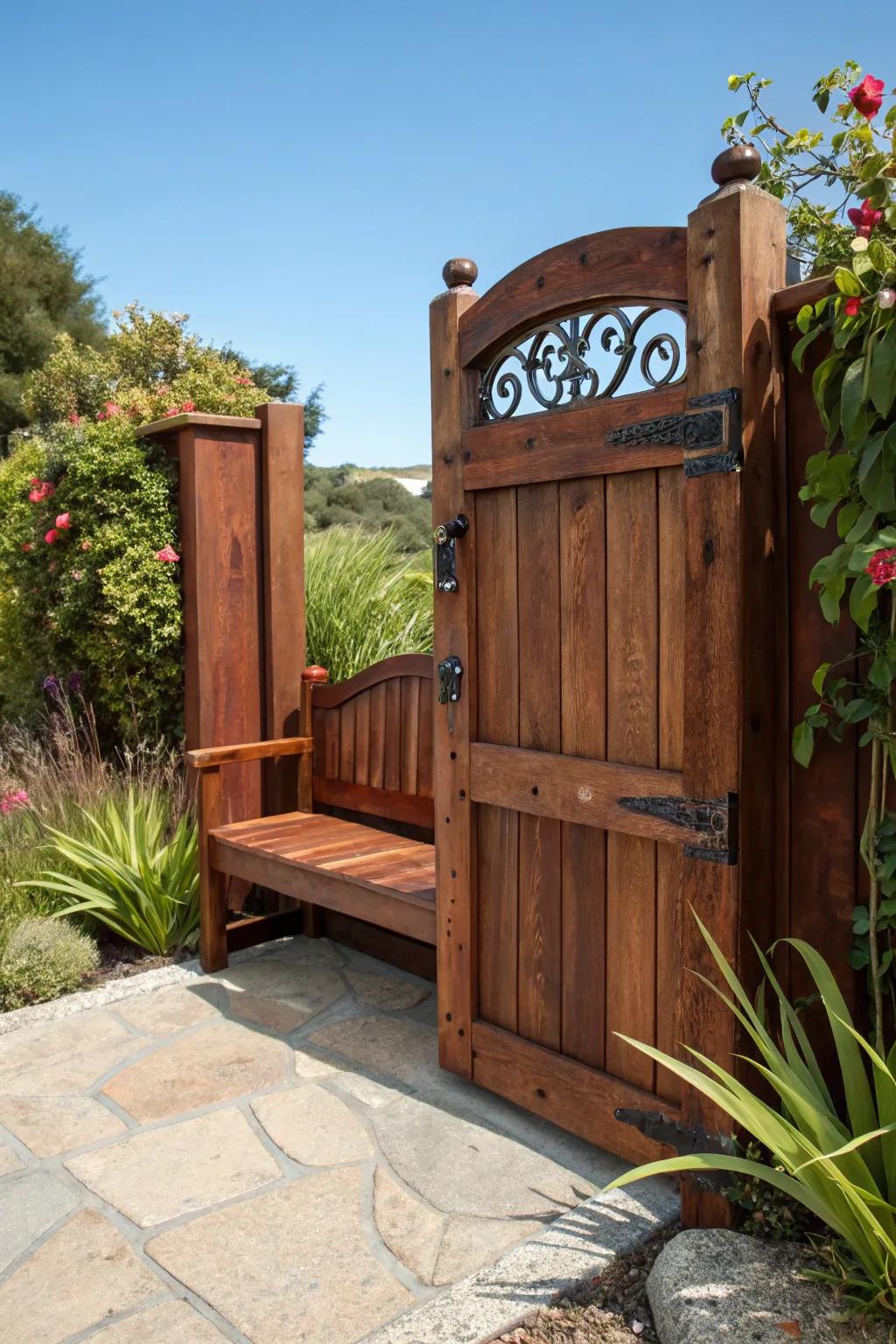 Rest and Enter: A Masterpiece of Craftsmanship with Dual Functionality.