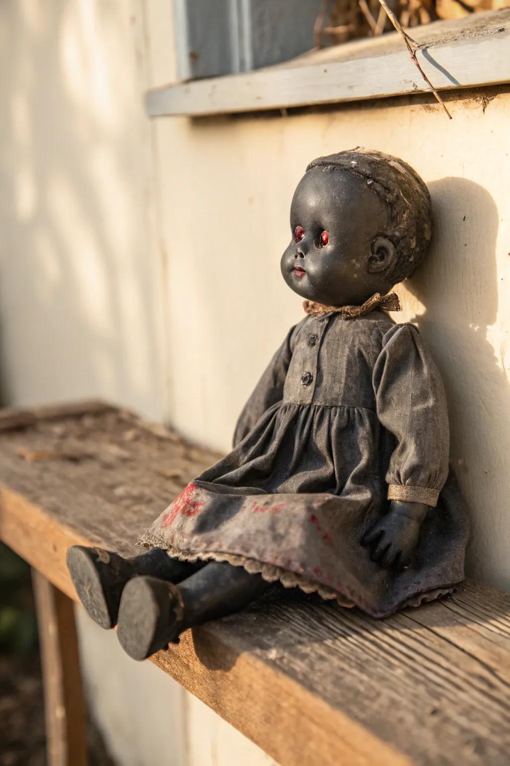 Transform the ordinary into the extraordinary with this hauntingly beautiful DIY creepy doll display.