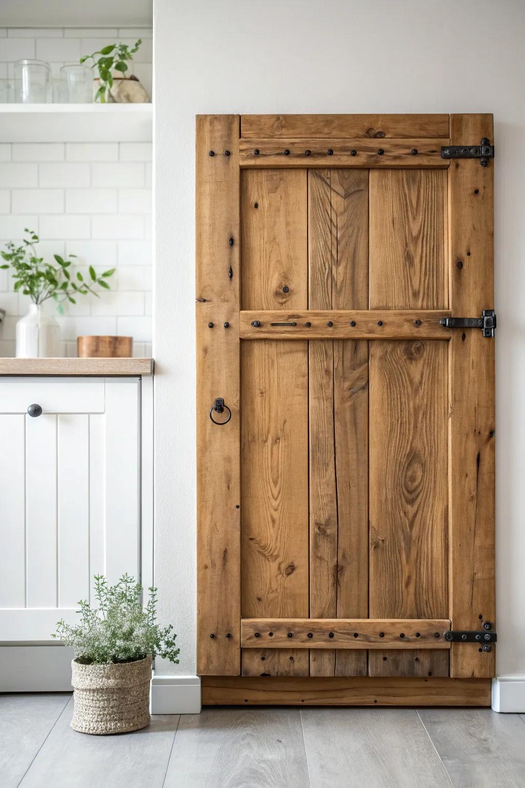 Transform your kitchen with the timeless charm of reclaimed wood cabinets. Each piece tells its own story.