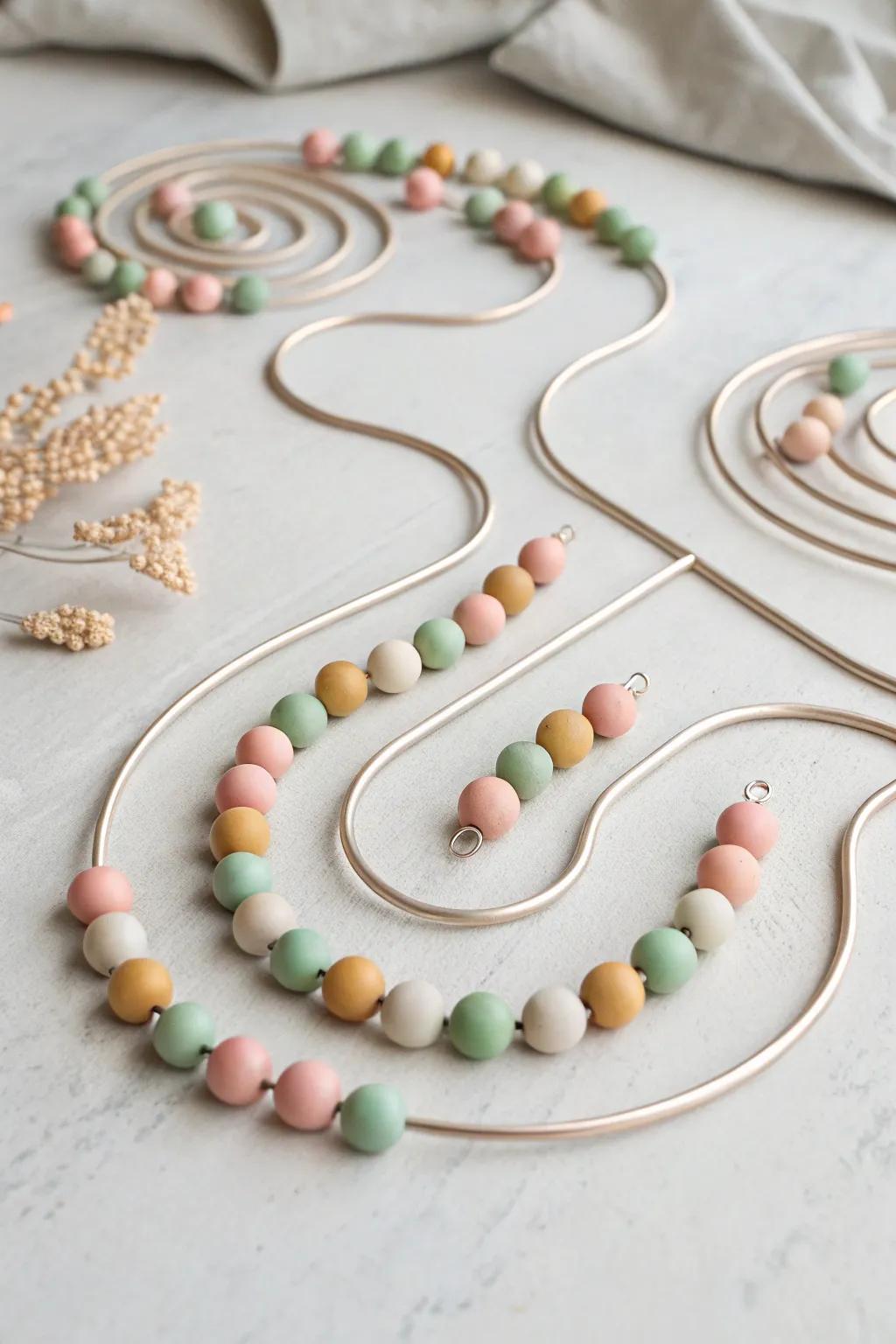 Engage your senses with a beautifully crafted Scandinavian-inspired bead maze—where simplicity meets tactile delight.